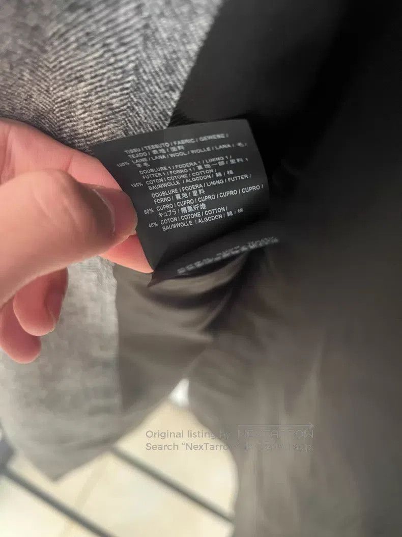 Saint Laurent Paris Saint Laurent Paris Herringbone Notched Lapel Coat i Size US S / EU 44-46 / 1 - 4 Thumbnail