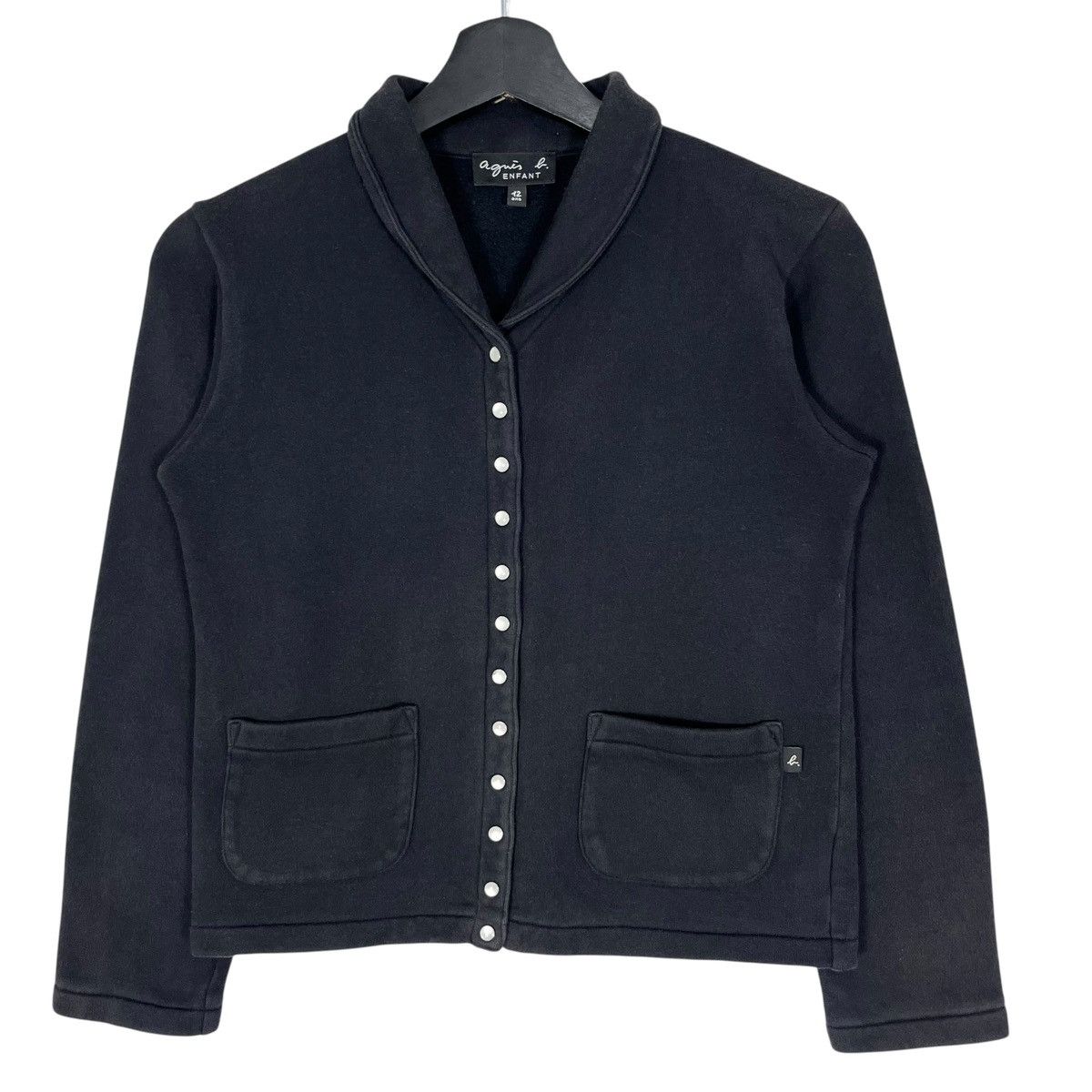 Designer × agnes b. Youth Agnes b. Pearl Snap Button Cardigan Size XXS / US 00 / IT 34 - 1 Thumbnail