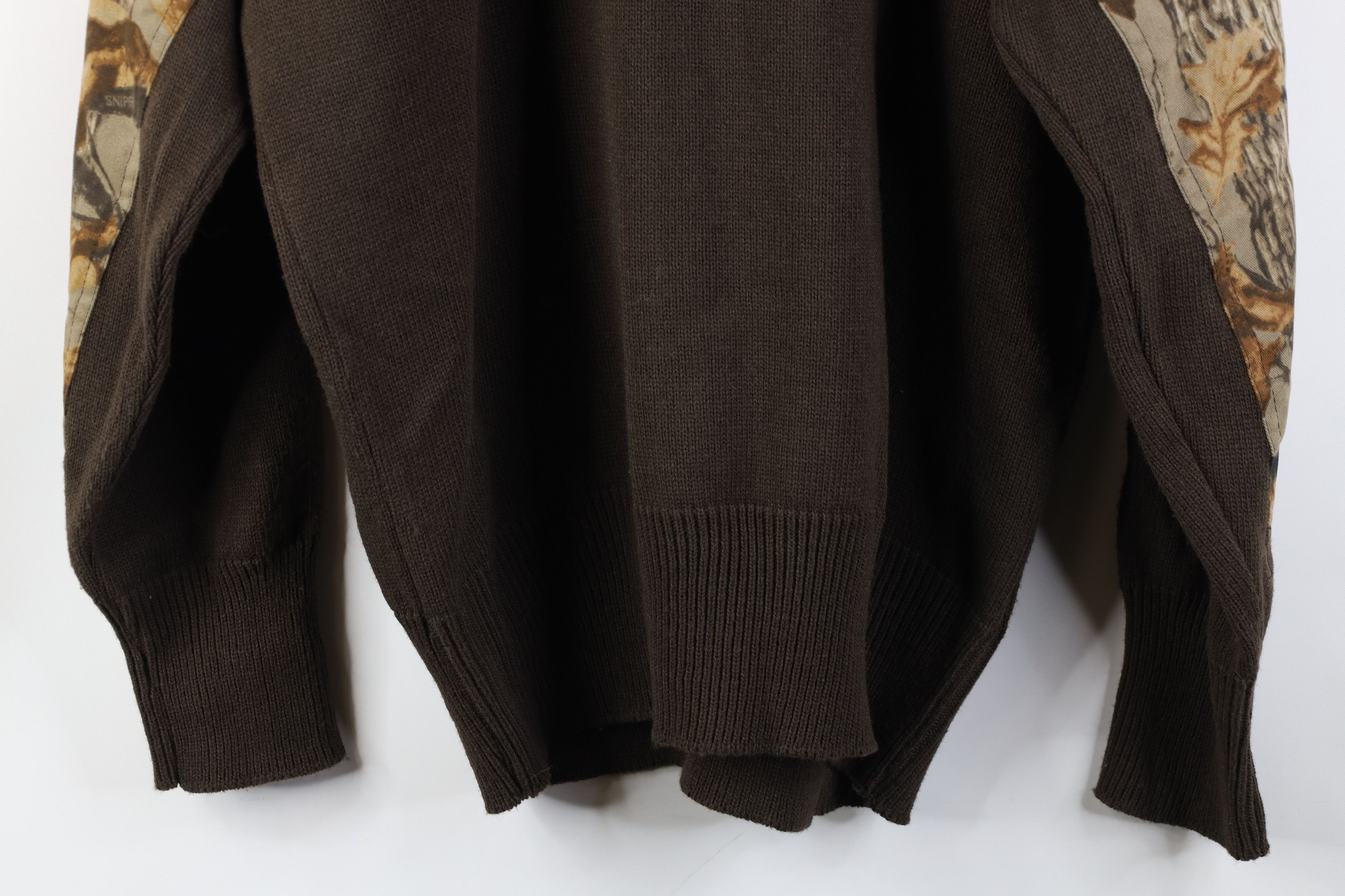 Vintage Vintage 90s Streetwear Elbow Patch Commando Knit Sweater Size US L / EU 52-54 / 3 - 13 Thumbnail
