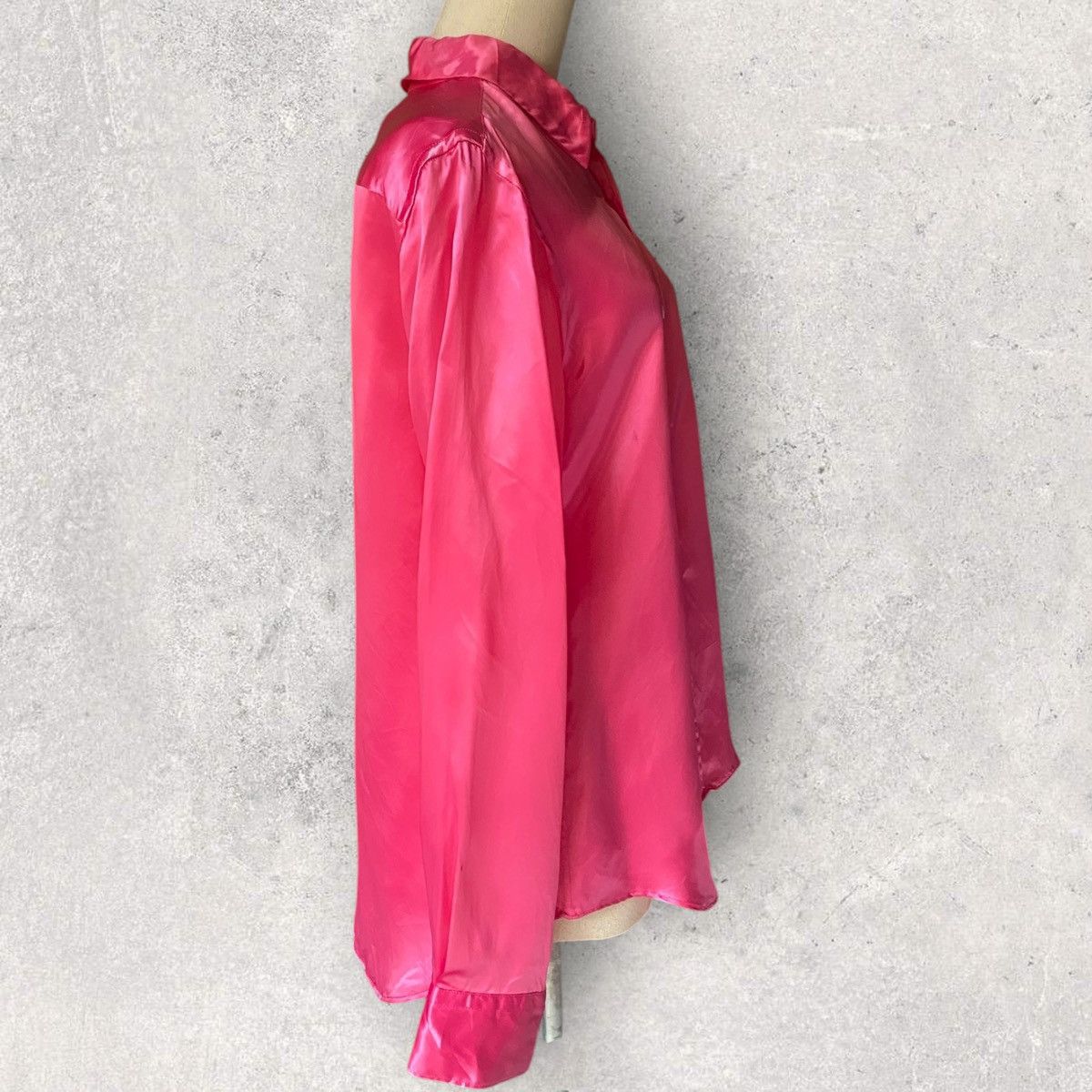 Comme des Garcons Vintage 1999 Rayon Pink Shirt Size M / US 6-8 / IT 42-44 - 4 Thumbnail