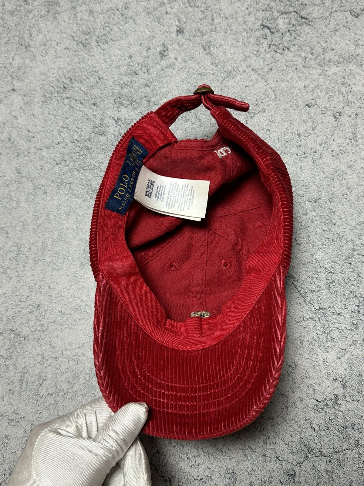 Polo Ralph Lauren Polo Ralph Lauren Bear Christmas Tree Corduroy Kids Boys Cap Size ONE SIZE - 9 Thumbnail