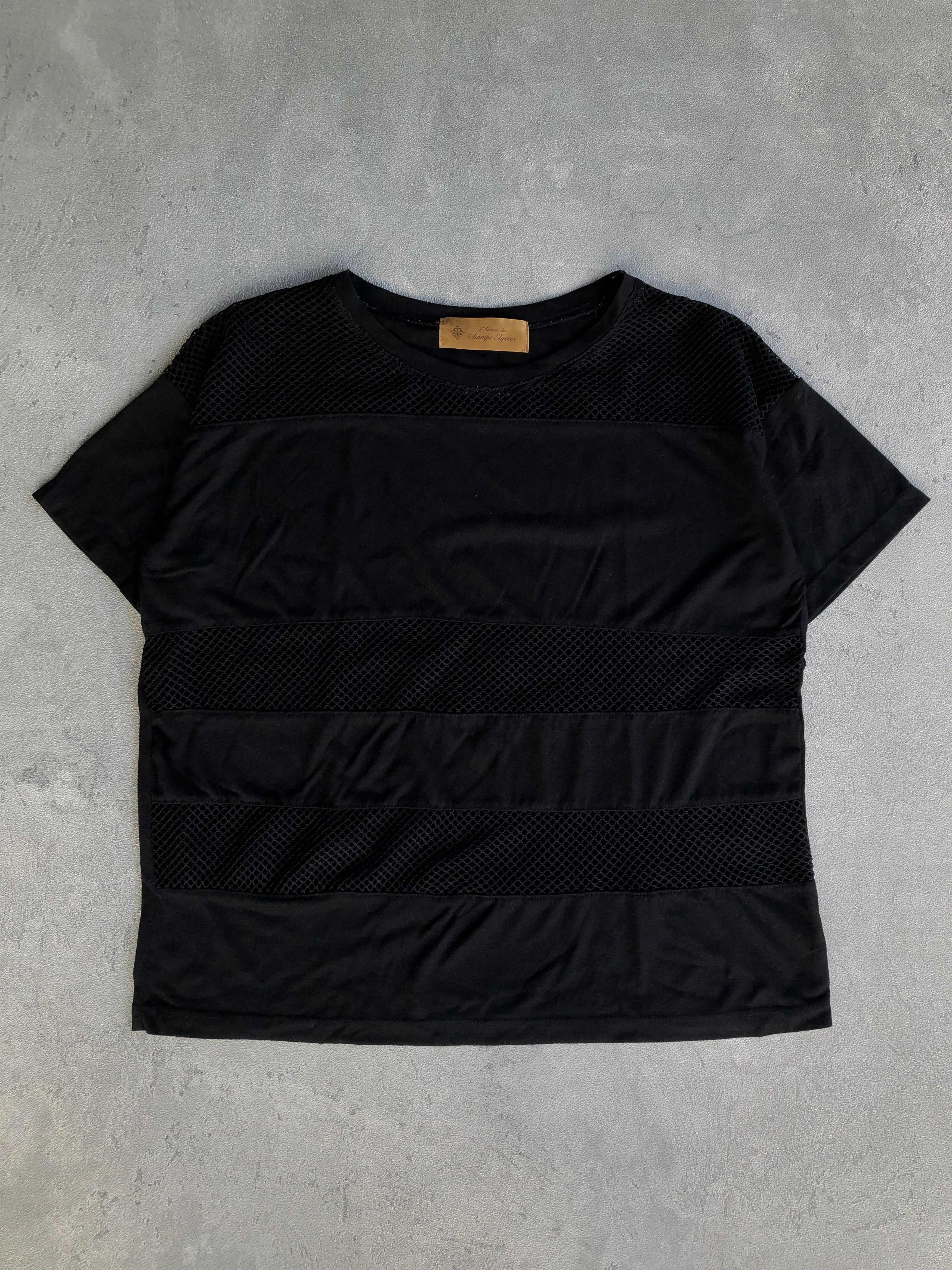 L’Avenue Des Champs-Elysees Fishnet Tshirt