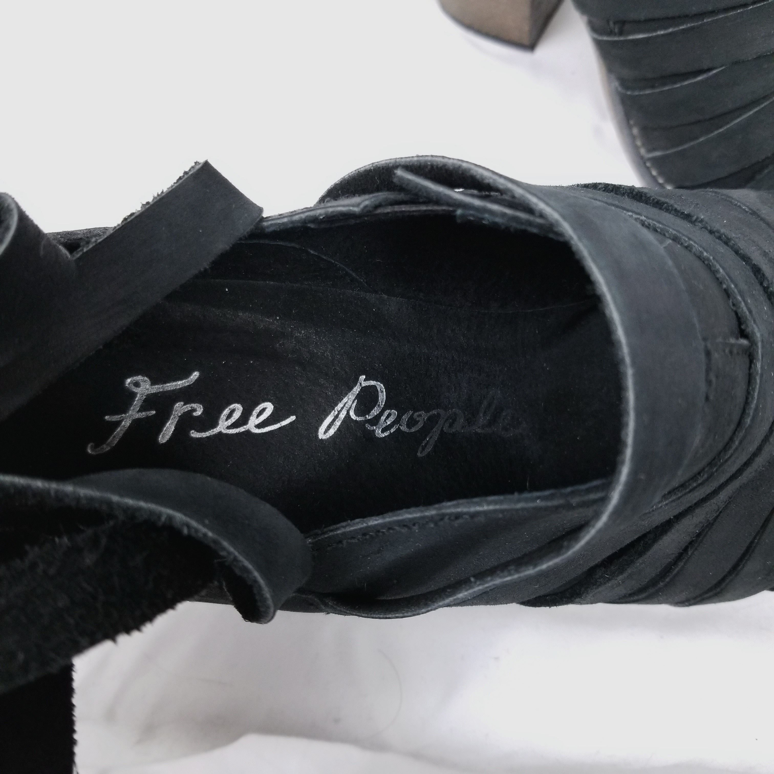 Free People Hybrid Strappy Stacked Heel Ankle Boots Size US 8 / IT 38 - 11 Thumbnail