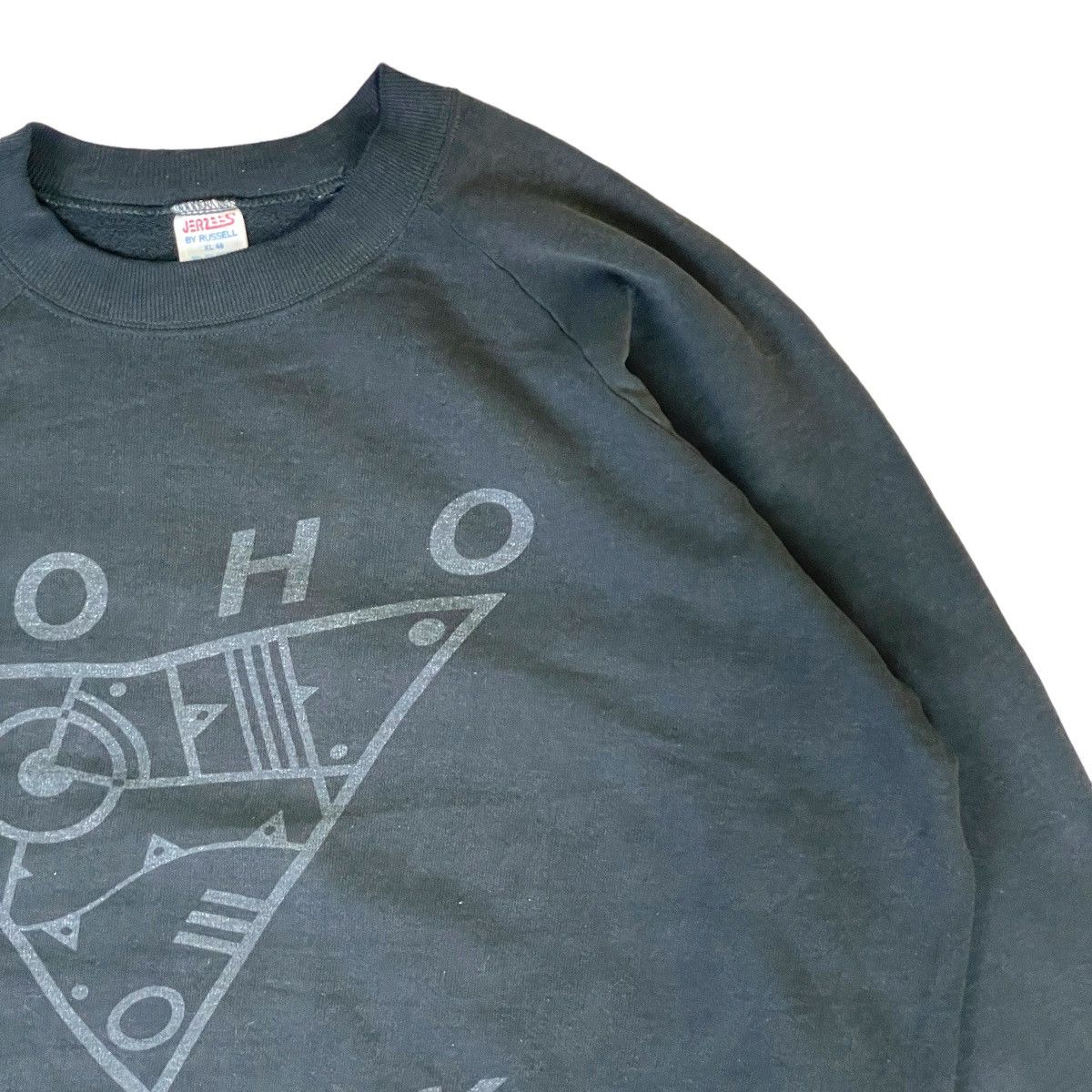 Jerzees Vtg 85s Soho New York Foravi Abstract Sweatshirt Size US XL / EU 56 / 4 - 4 Thumbnail