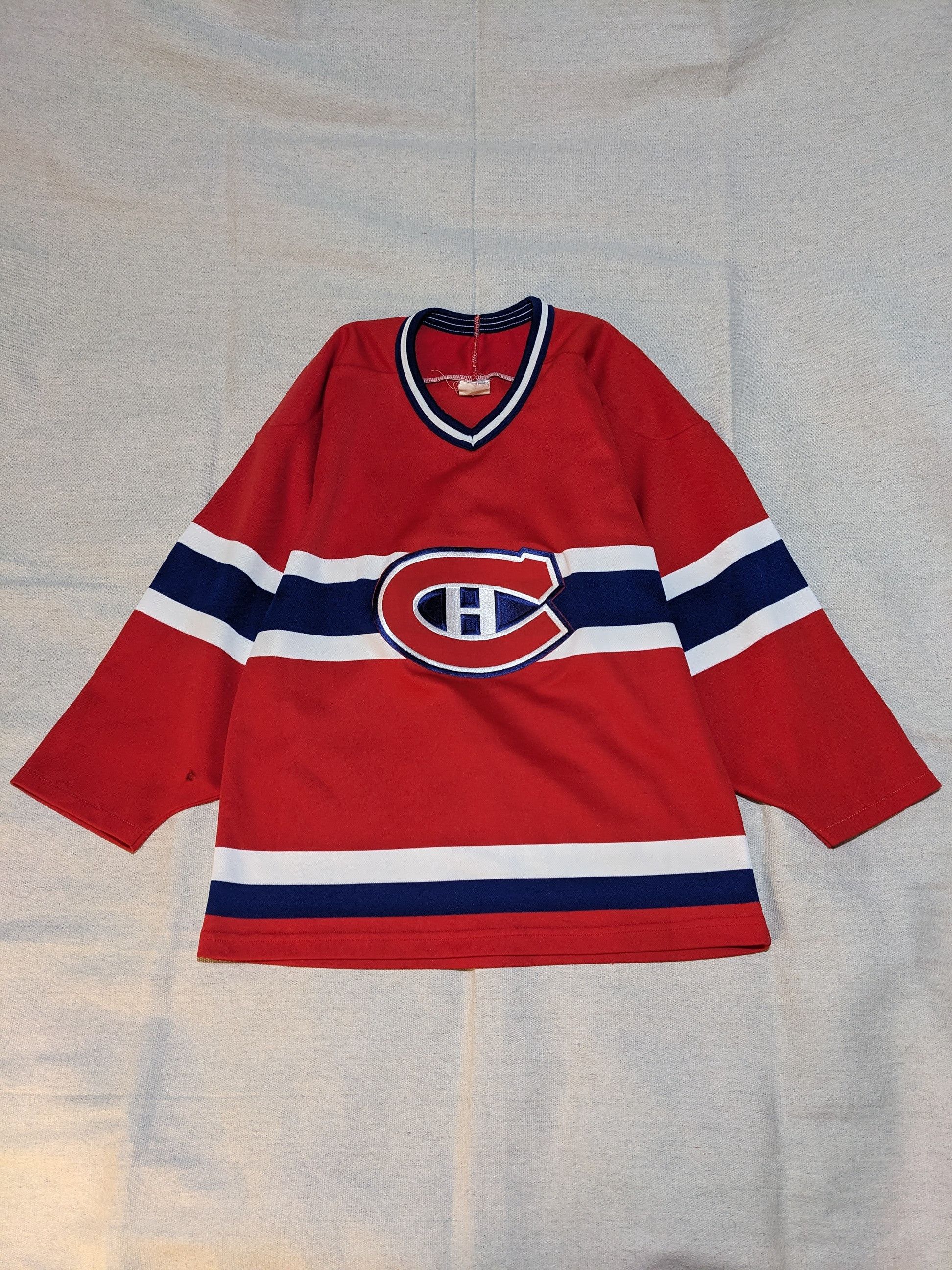 Image of Ccm x Vintage Montreal Canadiens Habs Jerseys Men's S in Red (Size Small)