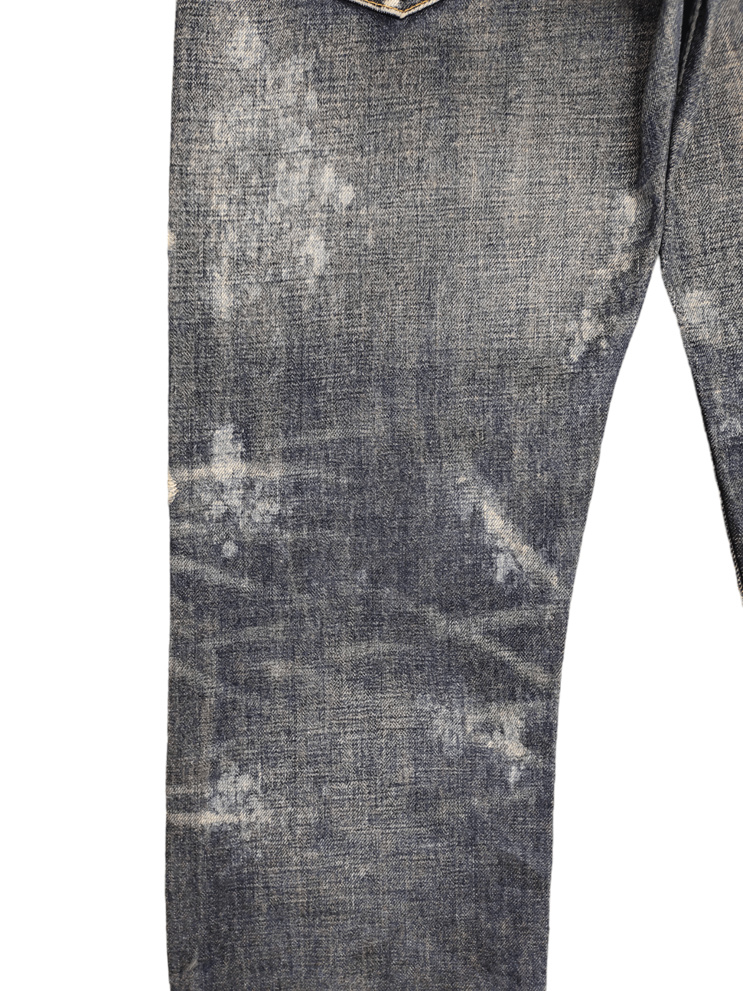 Kapital Japanese Brand Rna Inc. Acid Wash Distressed Denim Jeans Size US 32 / EU 48 - 22 Thumbnail
