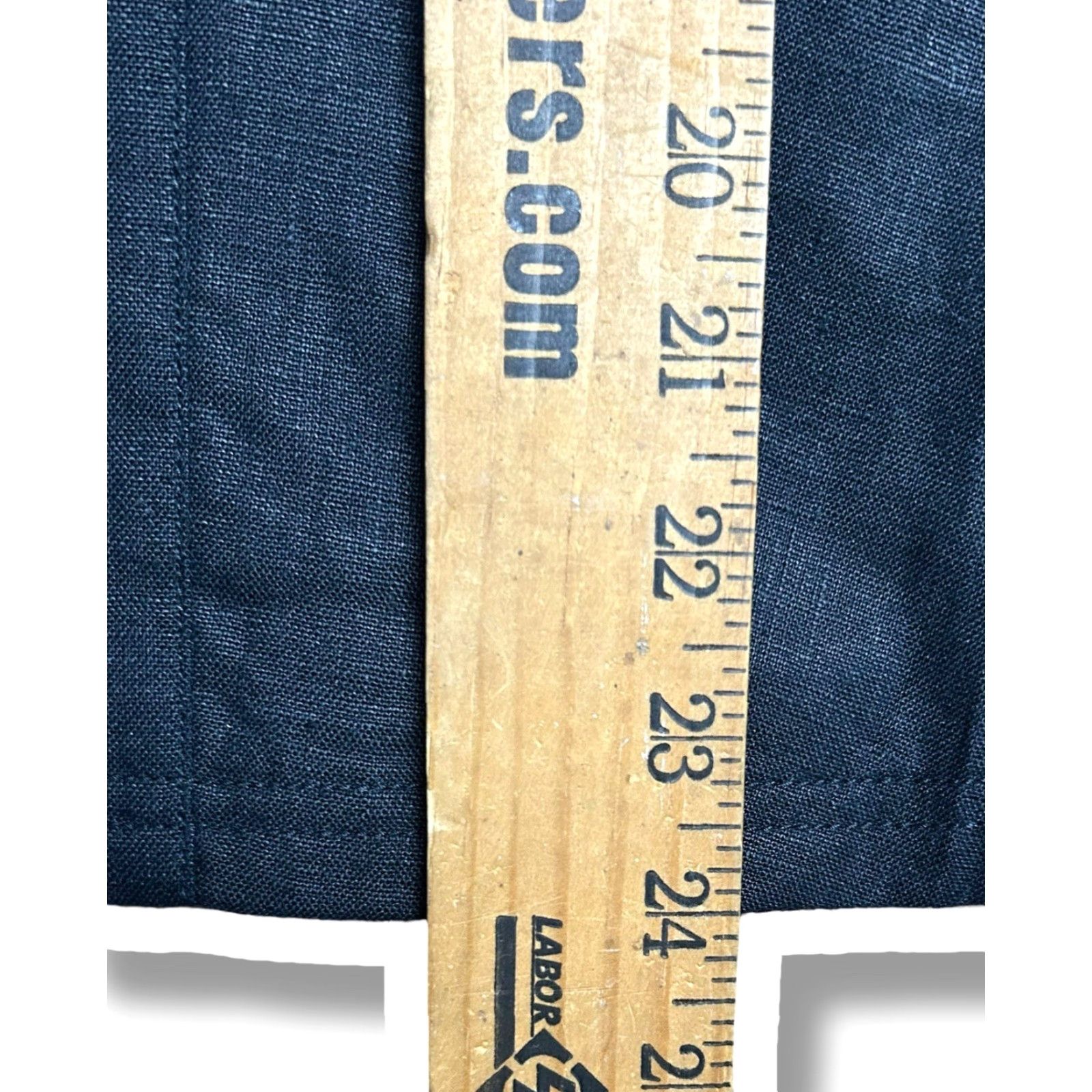 Vintage VINTAGE L.L. Bean Blazer Women’s Size 16P Black 3-Button Lined 100% Linen Y2K Women Mens? Size XXL / US 16-18 / IT 52-54 - 6 Thumbnail