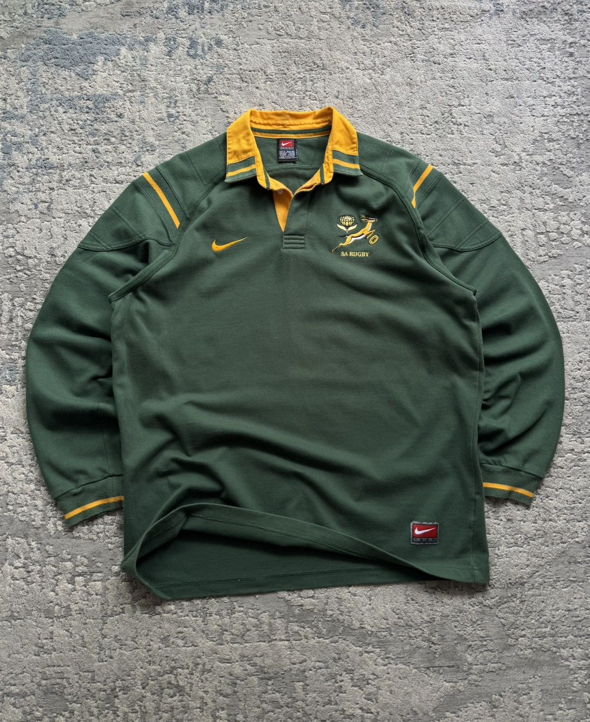 Nike Nike Vintage 90s South Africa Rugby Jersey Size XL Size US L / EU 52-54 / 3 - 1 Thumbnail