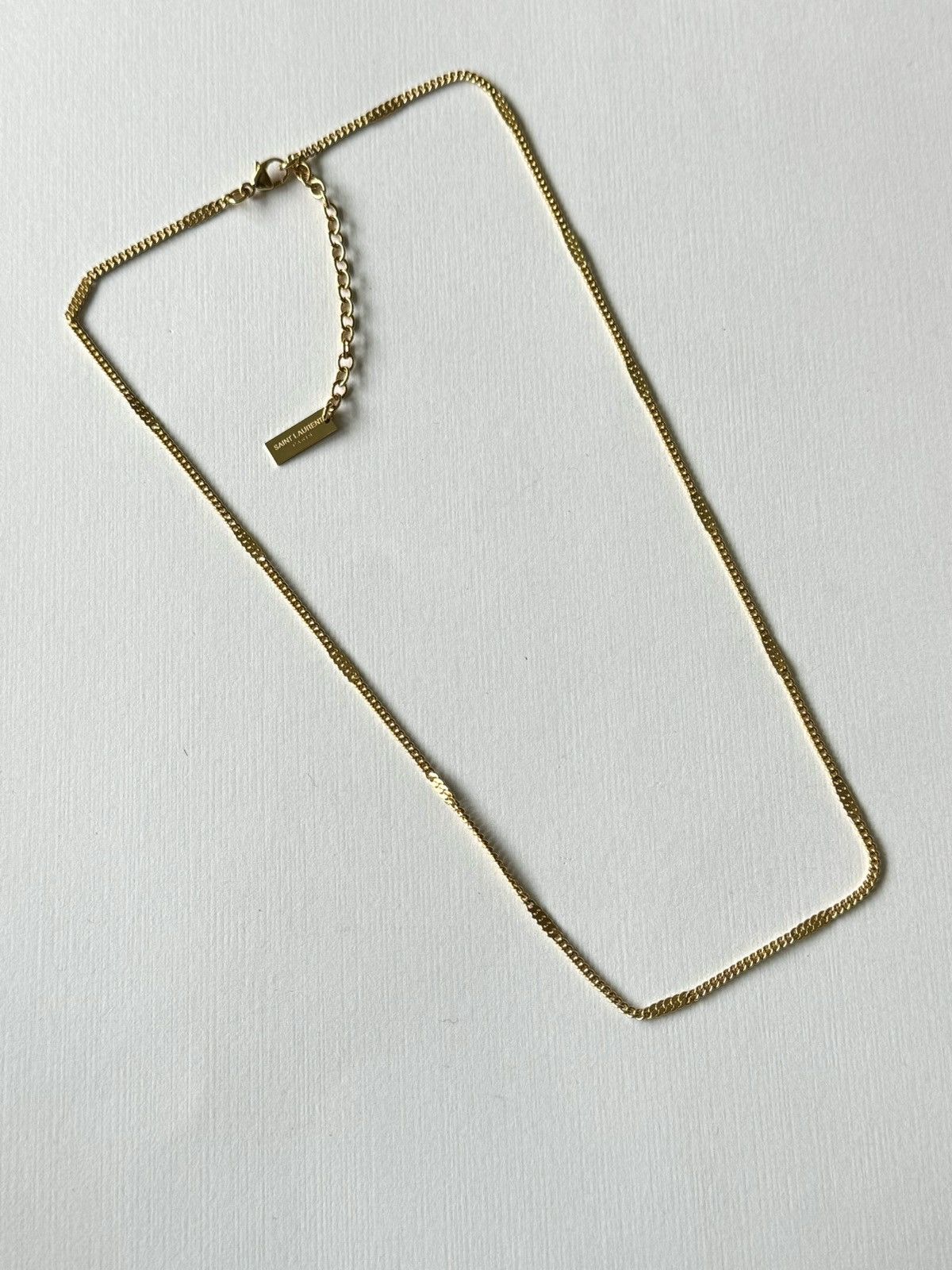 Saint Laurent Paris Gold Link Adjustable Chain/Necklace
