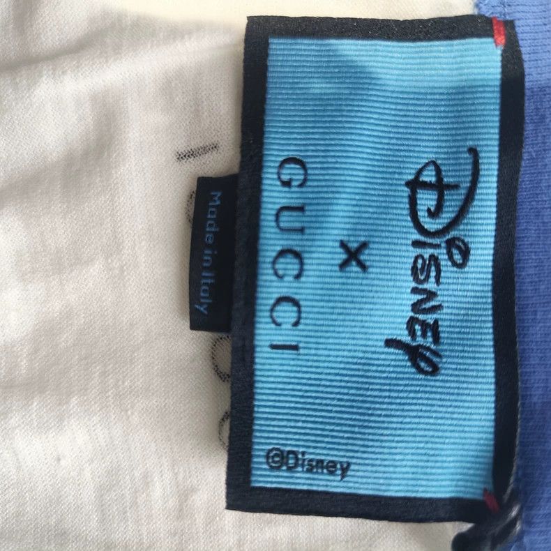 Gucci Gucci White and blue Donald Duck pattern short sleeves Size XL / US 12-14 / IT 48-50 - 3 Thumbnail