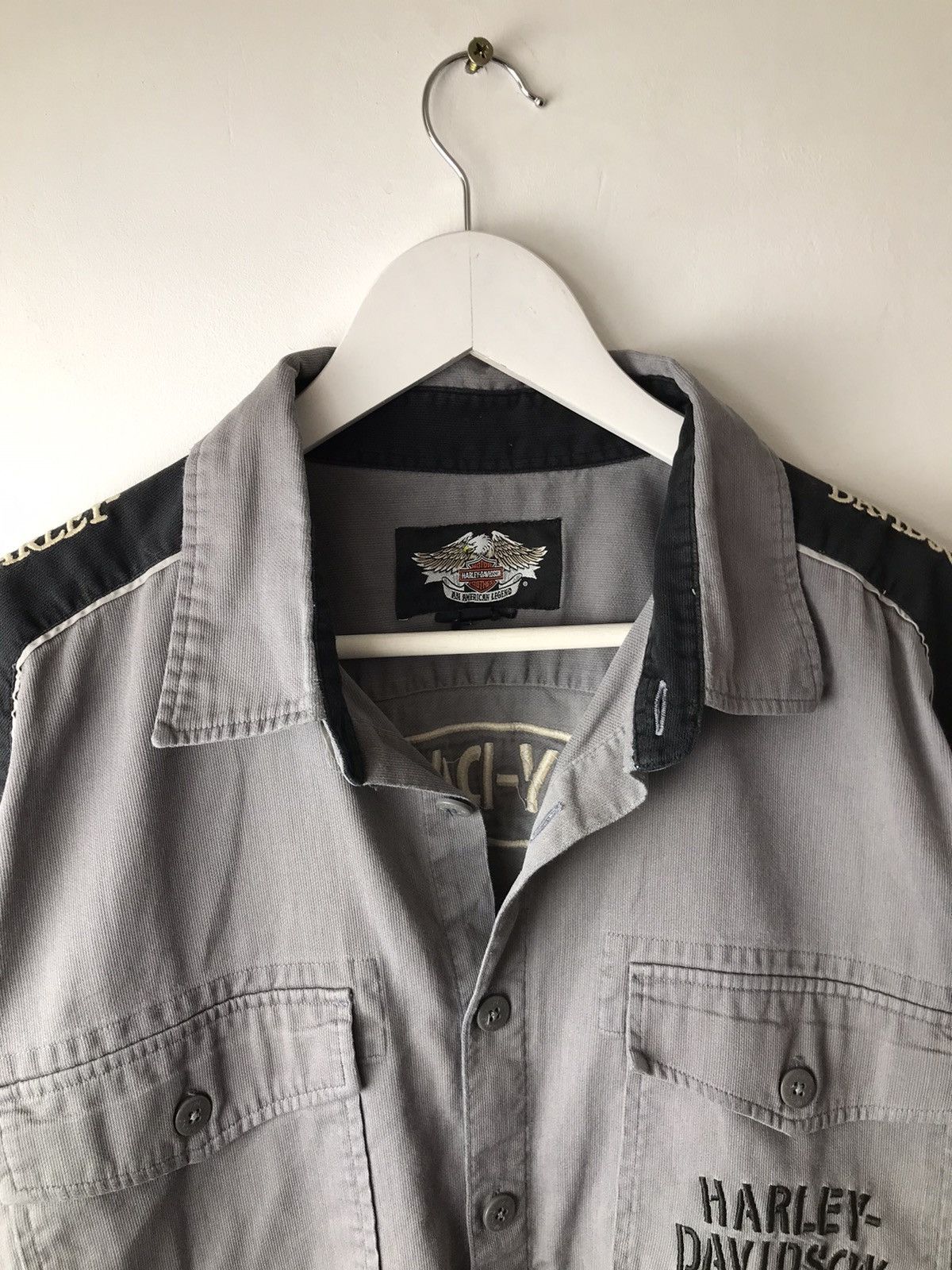 Harley Davidson × Vintage Harley Davidson Short Sleeve Pop Shirt,Activewear,Biker Size US XL / EU 56 / 4 - 12 Thumbnail