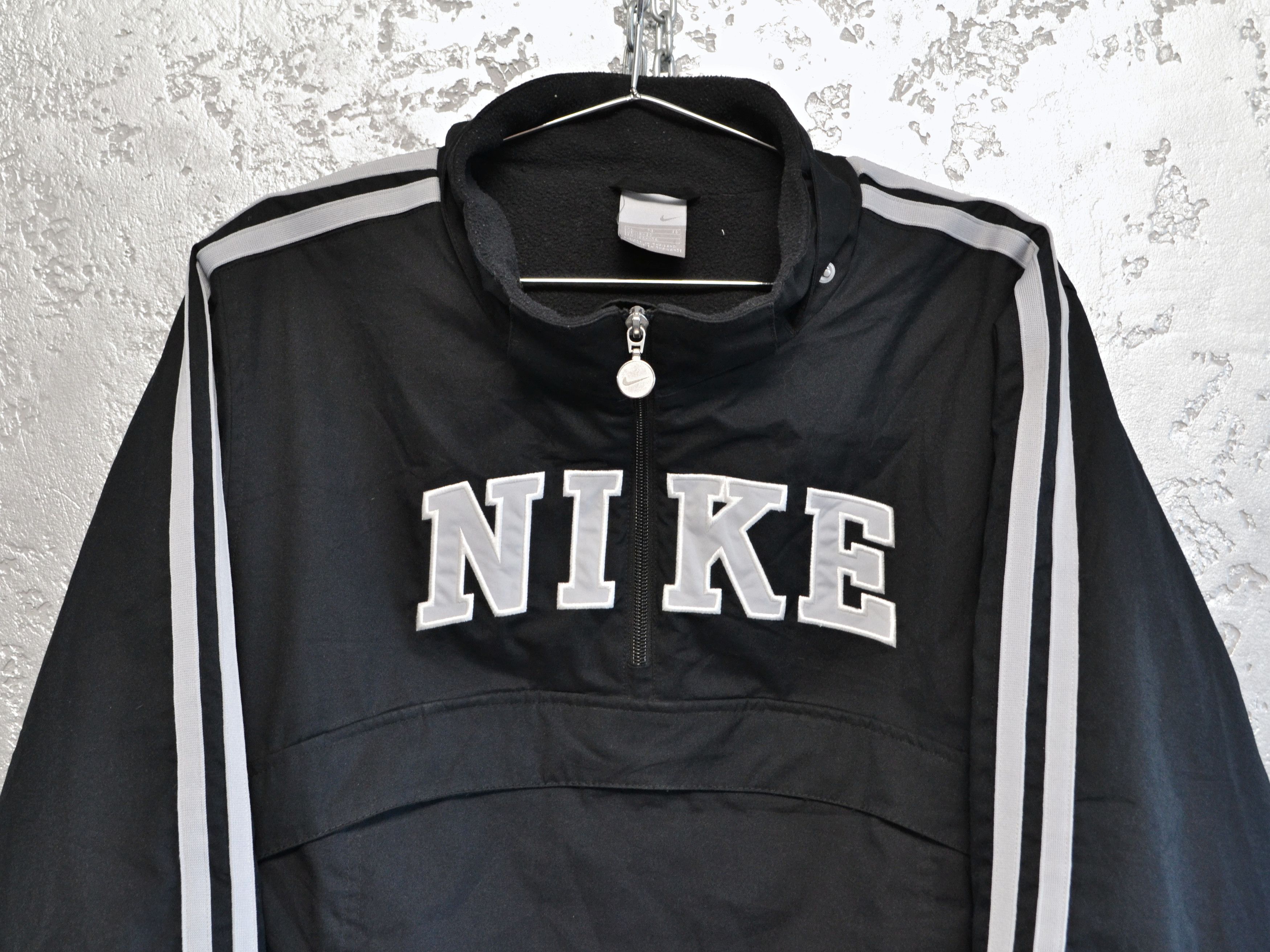 Nike Nike Big Logo Fleece Lined Lightweight Anorak Jacket Men Size US M / EU 48-50 / 2 - 4 Thumbnail