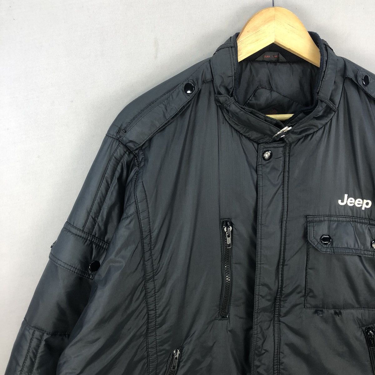 Vintage Vintage 80’s Upstream Racing Division Jeep Bomber Jacket Size US L / EU 52-54 / 3 - 2 Thumbnail