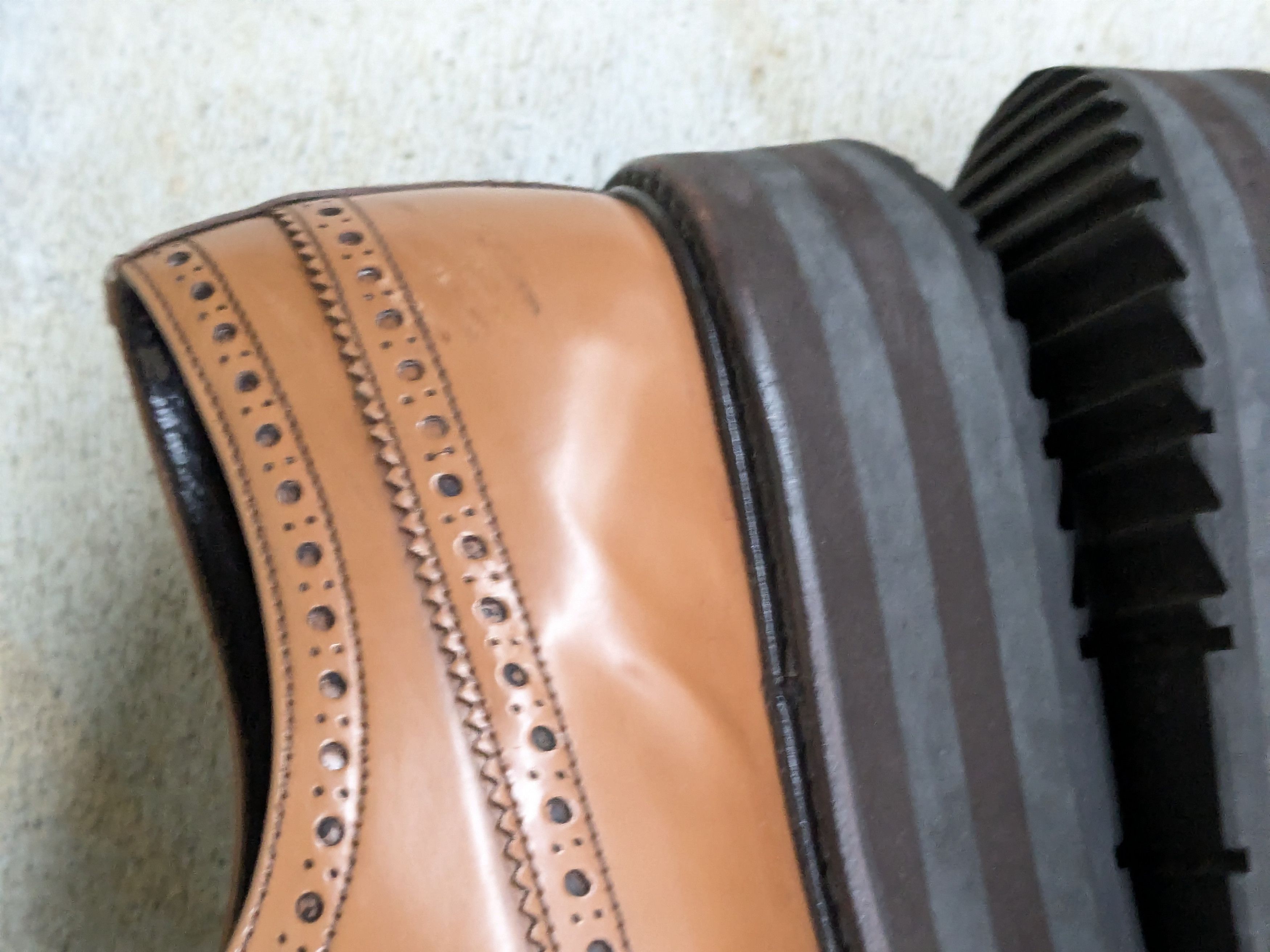 Prada Prada Brogues Brown Leather 9 Platform Size US 9 / EU 42 - 13 Thumbnail