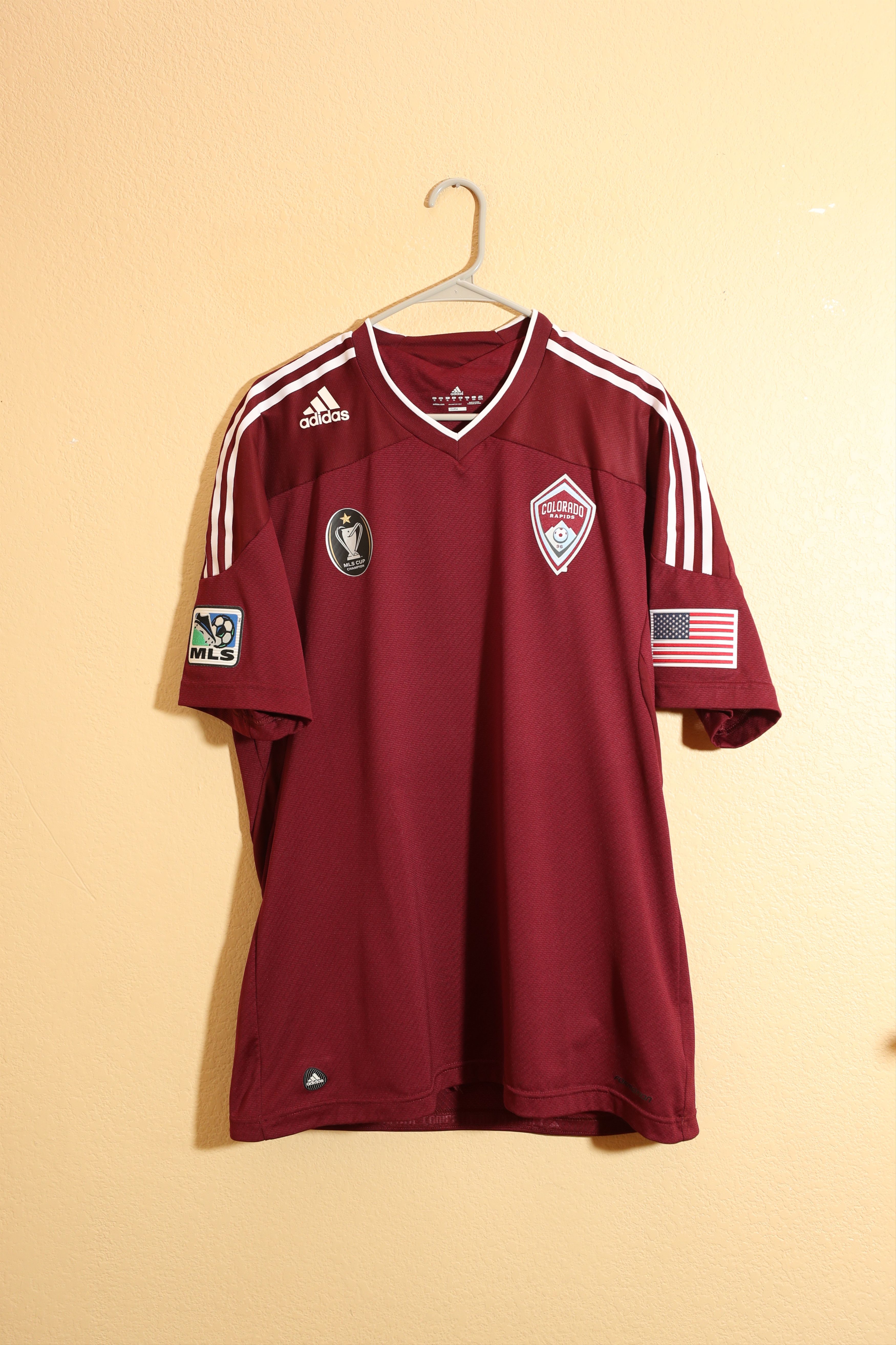 Adidas Colorado Rapids MLS Cup Champion Maroon Jersey (XL) Size US XL / EU 56 / 4 - 1 Thumbnail