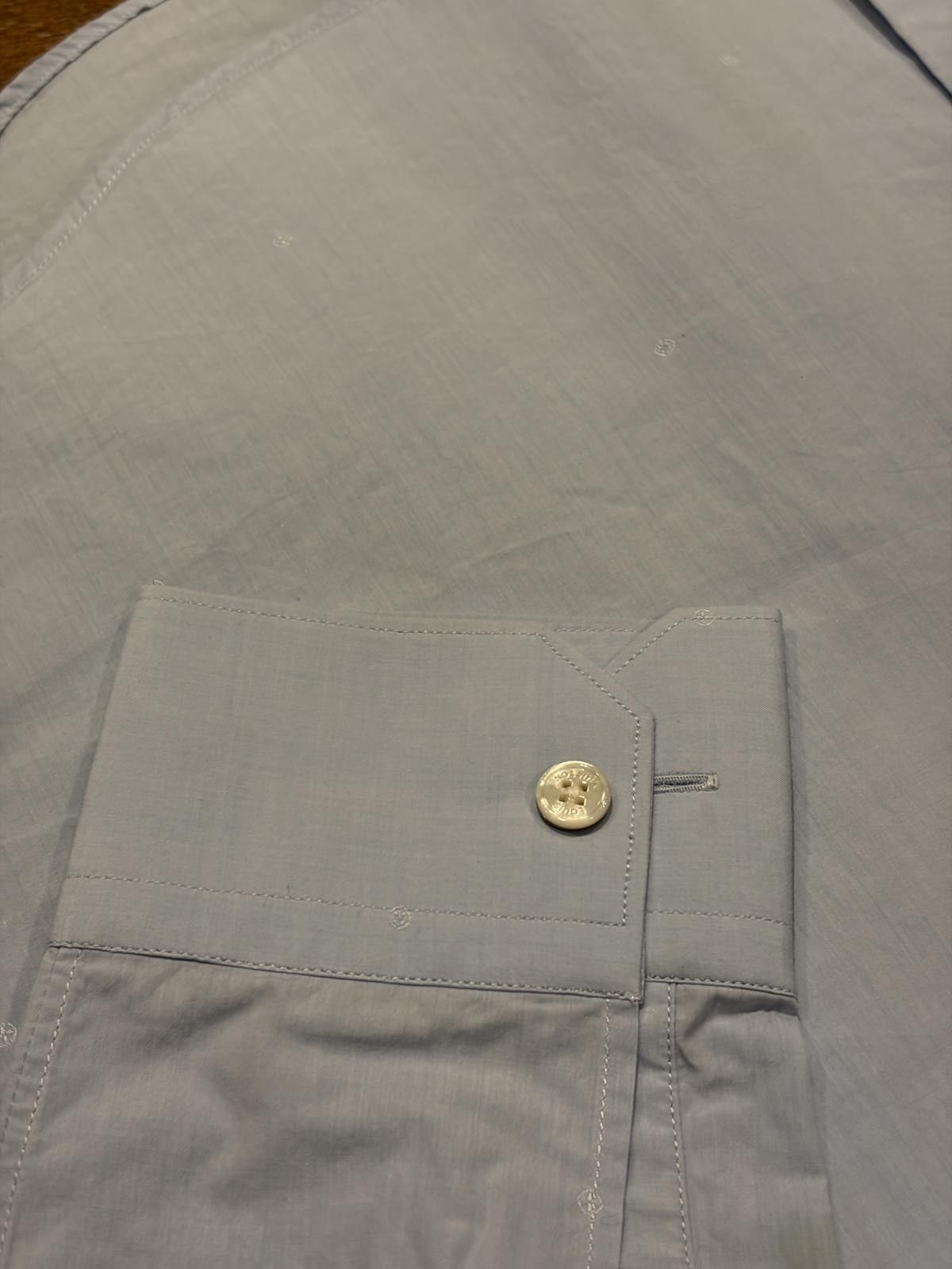 Louis Vuitton Louis Vuitton Subtle Monogram Jacquard Shirt – Light Blue Size US M / EU 48-50 / 2 - 7 Thumbnail