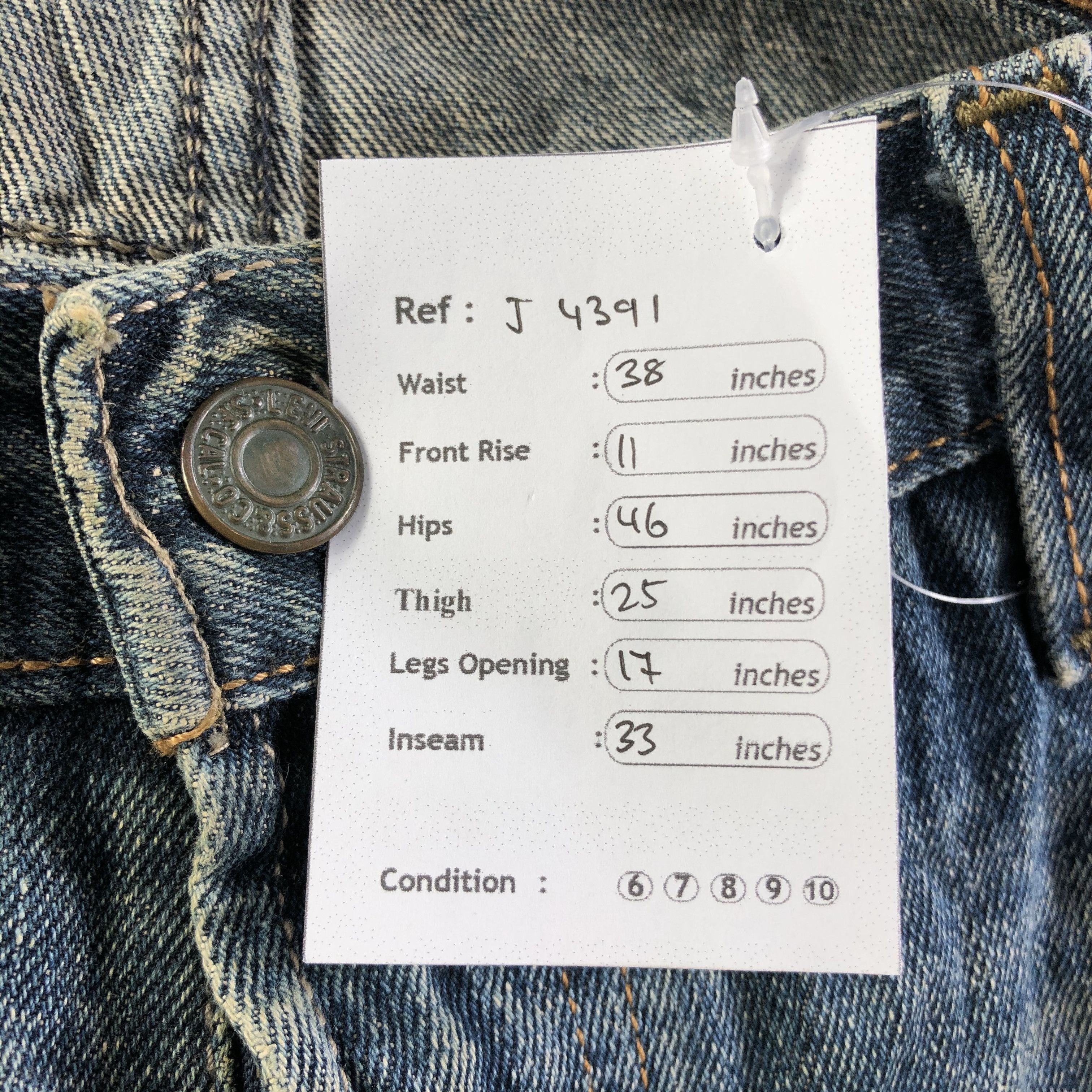 Levi's Vintage Levis 514 Jeans-J4391 Size US 38 / EU 54 - 13 Thumbnail