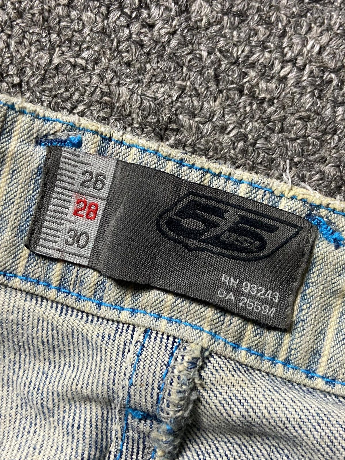 Japanese Brand DSI 55 Brand Regular Fit Denim Jeans (141) Size US 30 / EU 46 - 2 Thumbnail
