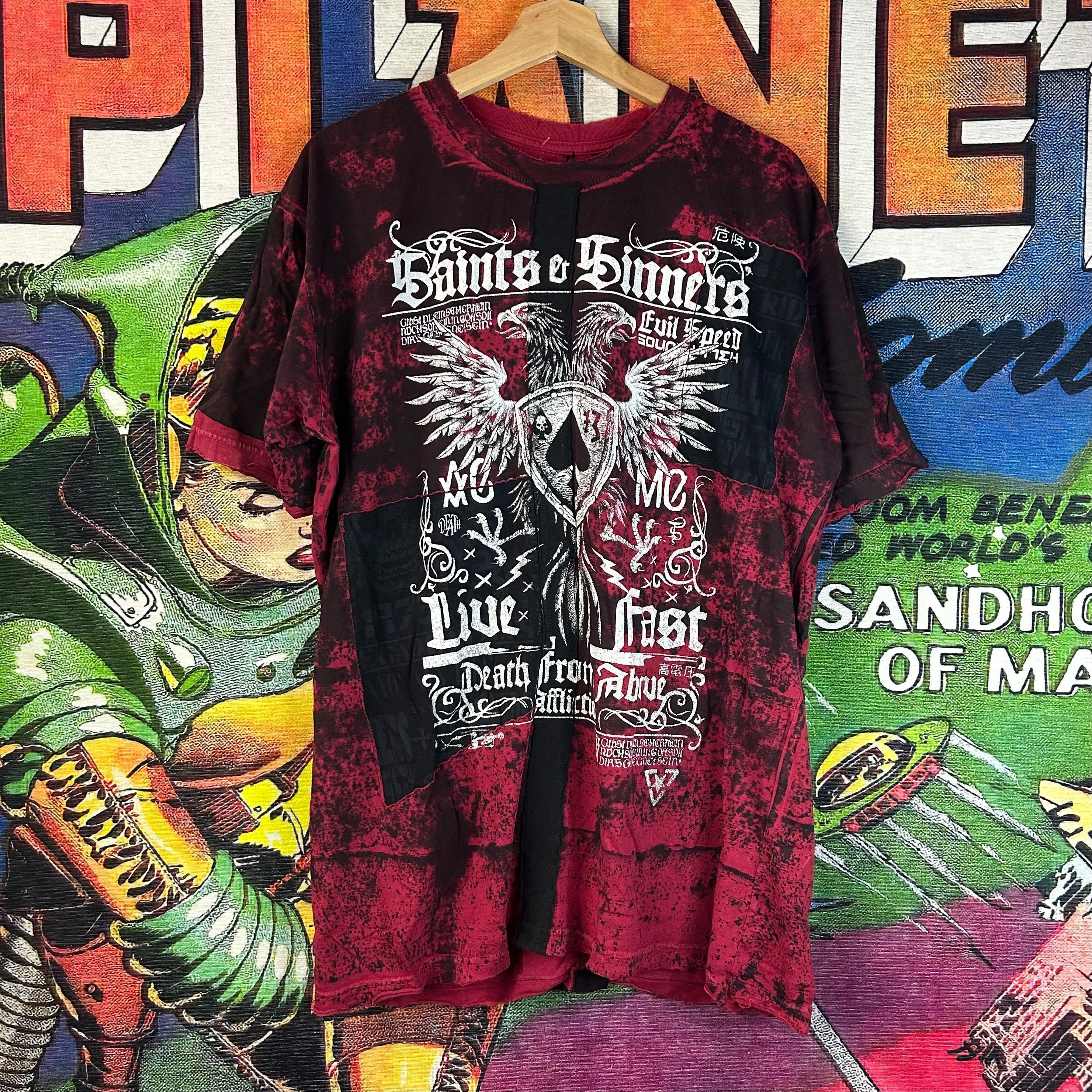 Affliction Affliction Saints & Sinners Tee Size 2XL Size US XXL / EU 58 / 5 - 1 Thumbnail