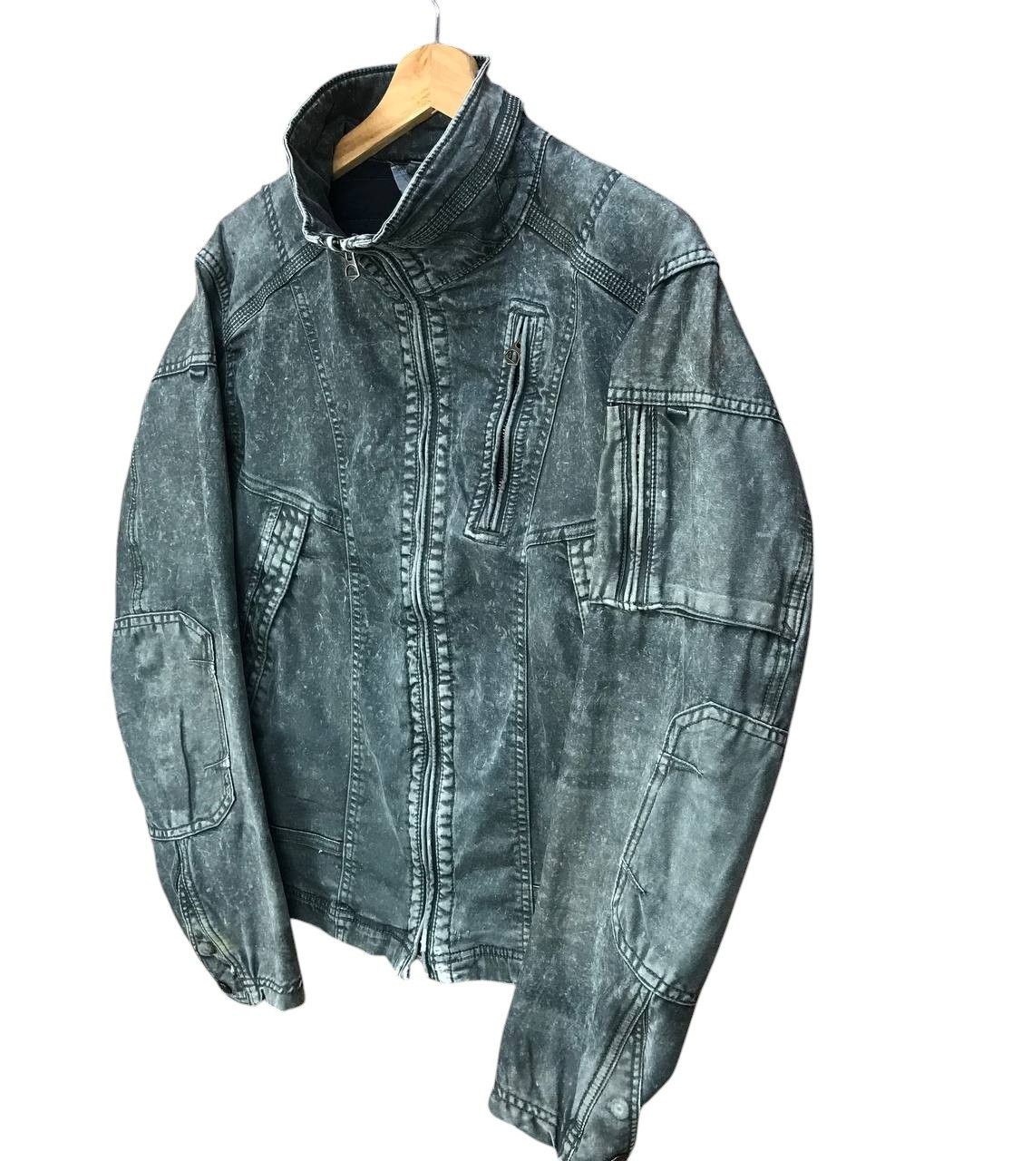 Japanese Brand JAPANESE FIELDCORE X NWZ WORKERS DISTRESSED BIKER JACKET Size US L / EU 52-54 / 3 - 6 Thumbnail
