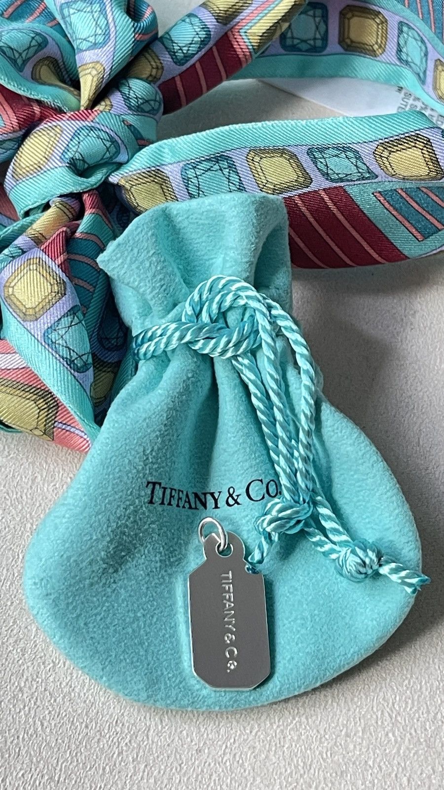 Tiffany & Co. Tiffany & Co. Dog Tag Diamond Charm in Silver NEW Size ONE SIZE - 10 Thumbnail