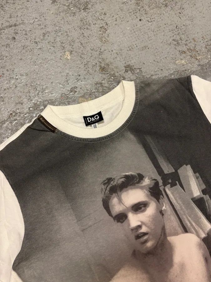 Dolce & Gabbana 2000s Dolce & Gabbana Grey & White Young Men T-Shirt Size US S / EU 44-46 / 1 - 5 Thumbnail