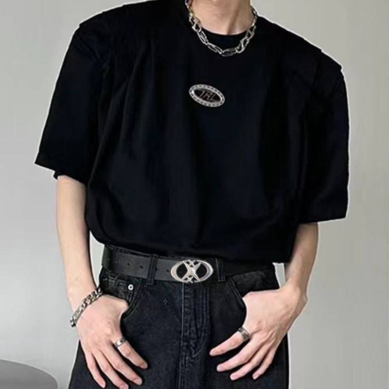 Designer Retro Vintage Belt Riveted Belts Menswear Accessories Size ONE SIZE - 4 Thumbnail