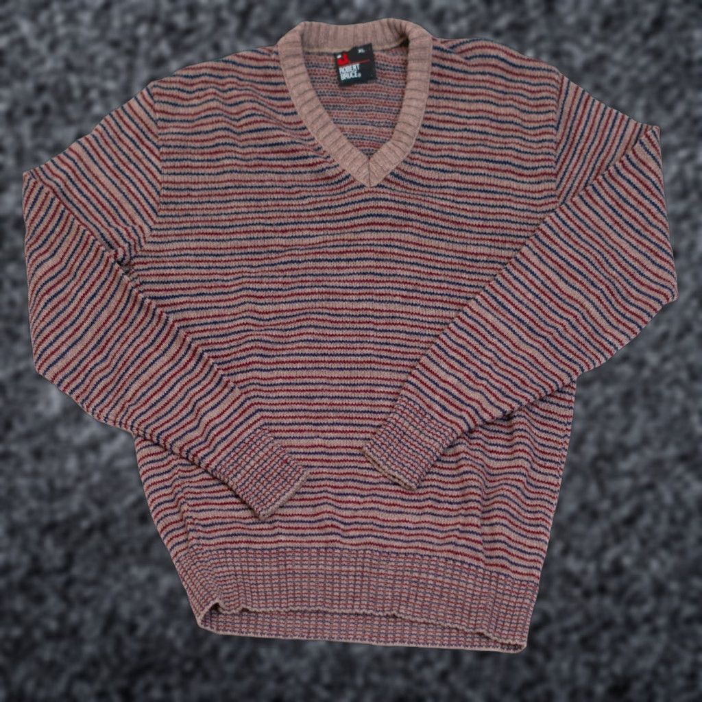 Vintage VINTAGE Robert Bruce Sweater Men’s XL Brown USA Pullover Golf 80s 90s Gramps Preppy Dad Vtg Grandpa VN Size US XL / EU 56 / 4 - 1 Thumbnail