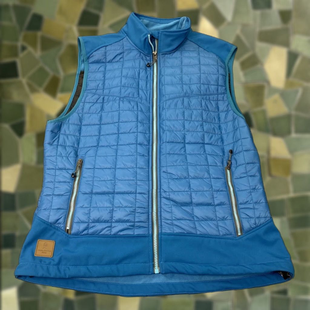 Vintage VINTAGE Little Donkey Andy Vest Womens XL Blue Quilted Softshell Insulated Hybrid Zip Size XL / US 12-14 / IT 48-50 - 1 Thumbnail