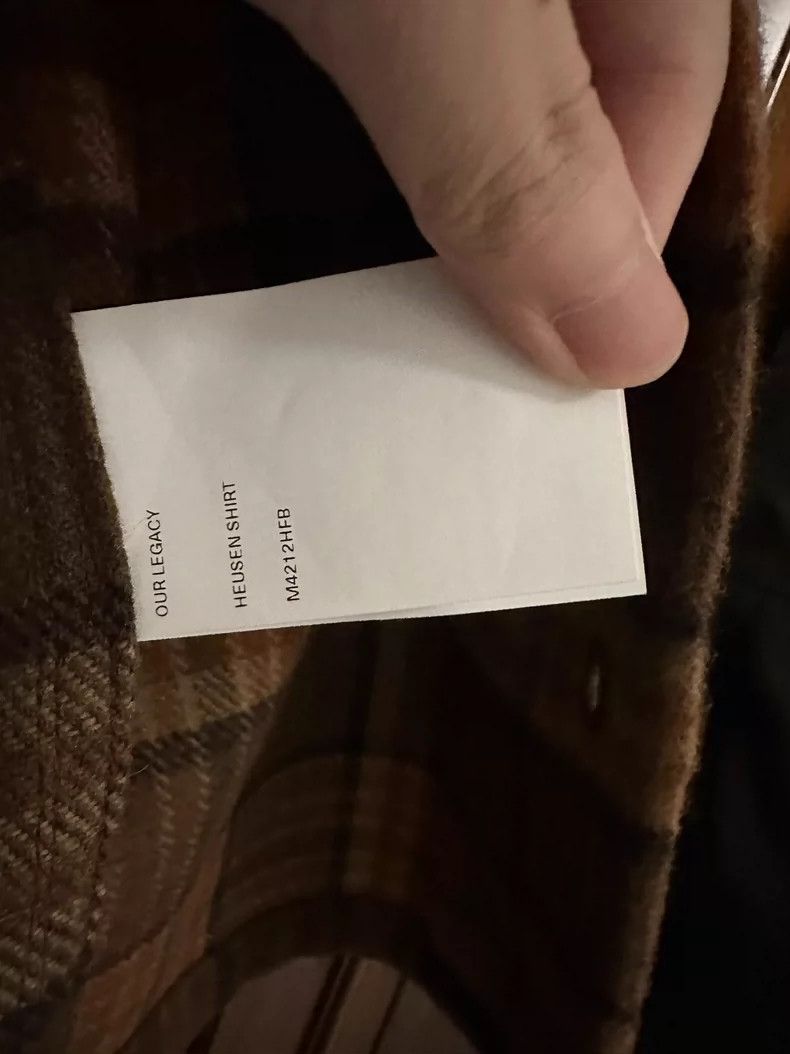 Our Legacy Our Legacy size48 Plaid shirt jacket Size US M / EU 48-50 / 2 - 6 Thumbnail