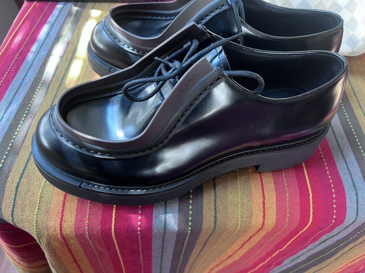 Prada Prada Opaque Brushed Leather Size US 10.5 / EU 43-44 - 3 Thumbnail