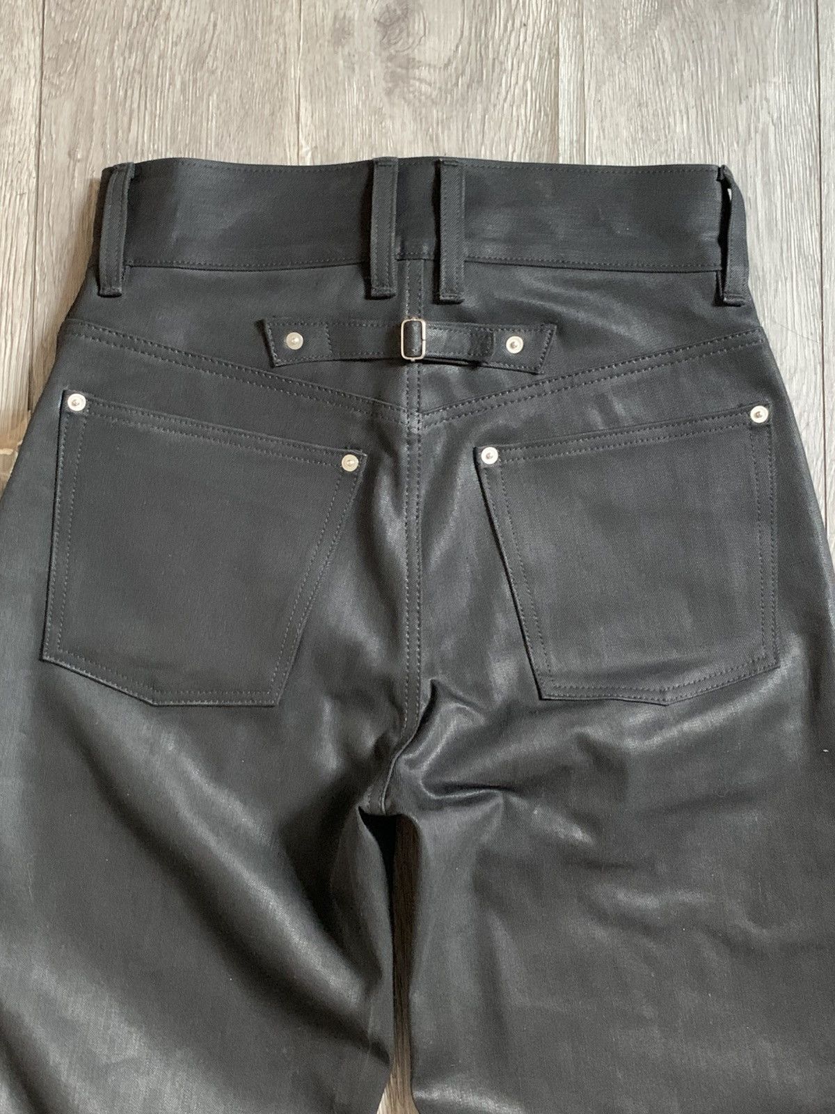 Japanese Brand DOOF.YOUTH Custom WAXED LOOK DENIM Size US 32 / EU 48 - 6 Thumbnail