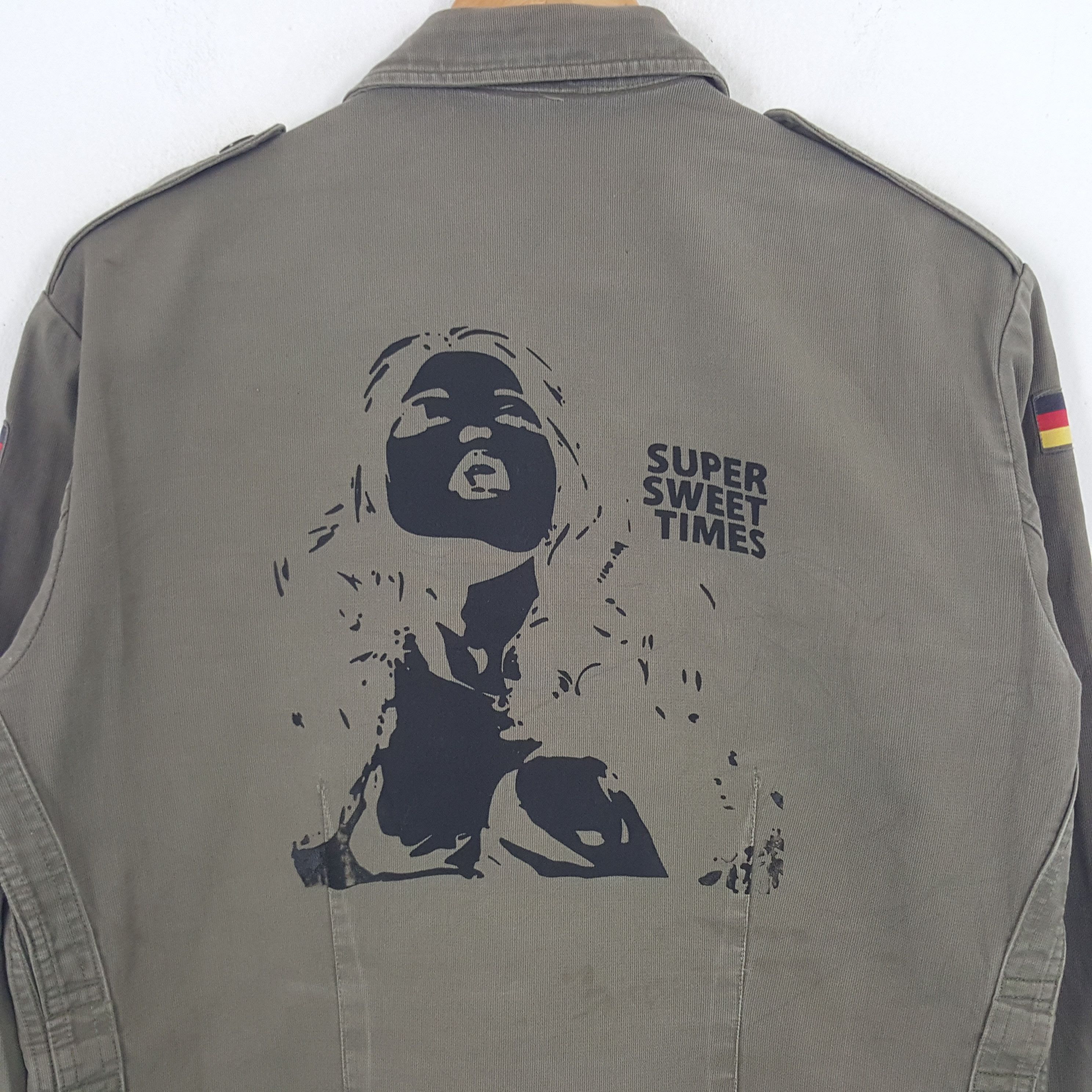 Vintage Vintage Germany Super Sweet Times Military Jacket Size US M / EU 48-50 / 2 - 2 Thumbnail