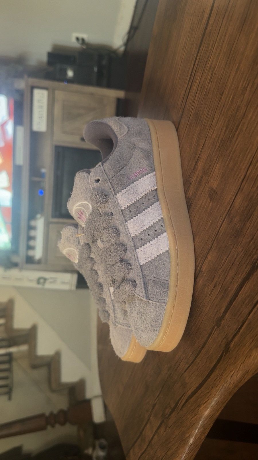 Adidas Adidas Campus 00’s Grey and Purple Women’s 6.5 Size US 6.5 / EU 39-40 - 4 Thumbnail