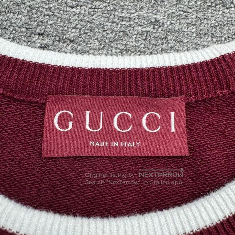 Gucci Gucci Embroidered logo sweatshirt Size US XS / EU 42 / 0 - 2 Thumbnail