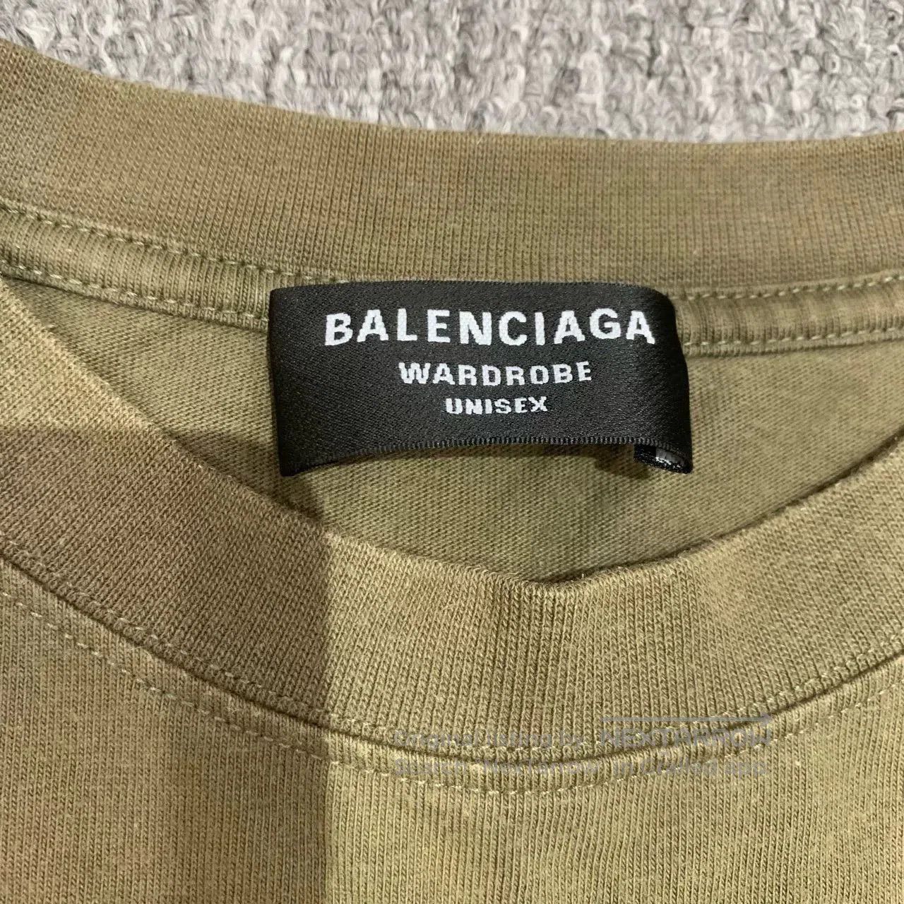 Balenciaga balenciaga green embroidered short sleeve shirt. Size US M / EU 48-50 / 2 - 6 Thumbnail