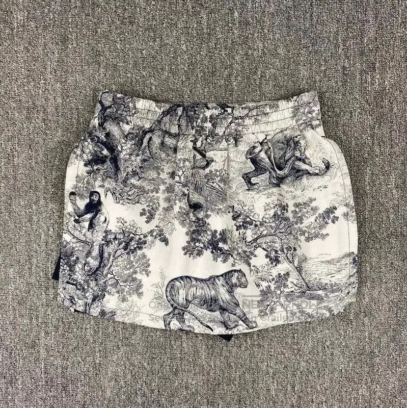 Dior Dior Women's Blue Polyester Shorts . Size 23" - 3 Thumbnail
