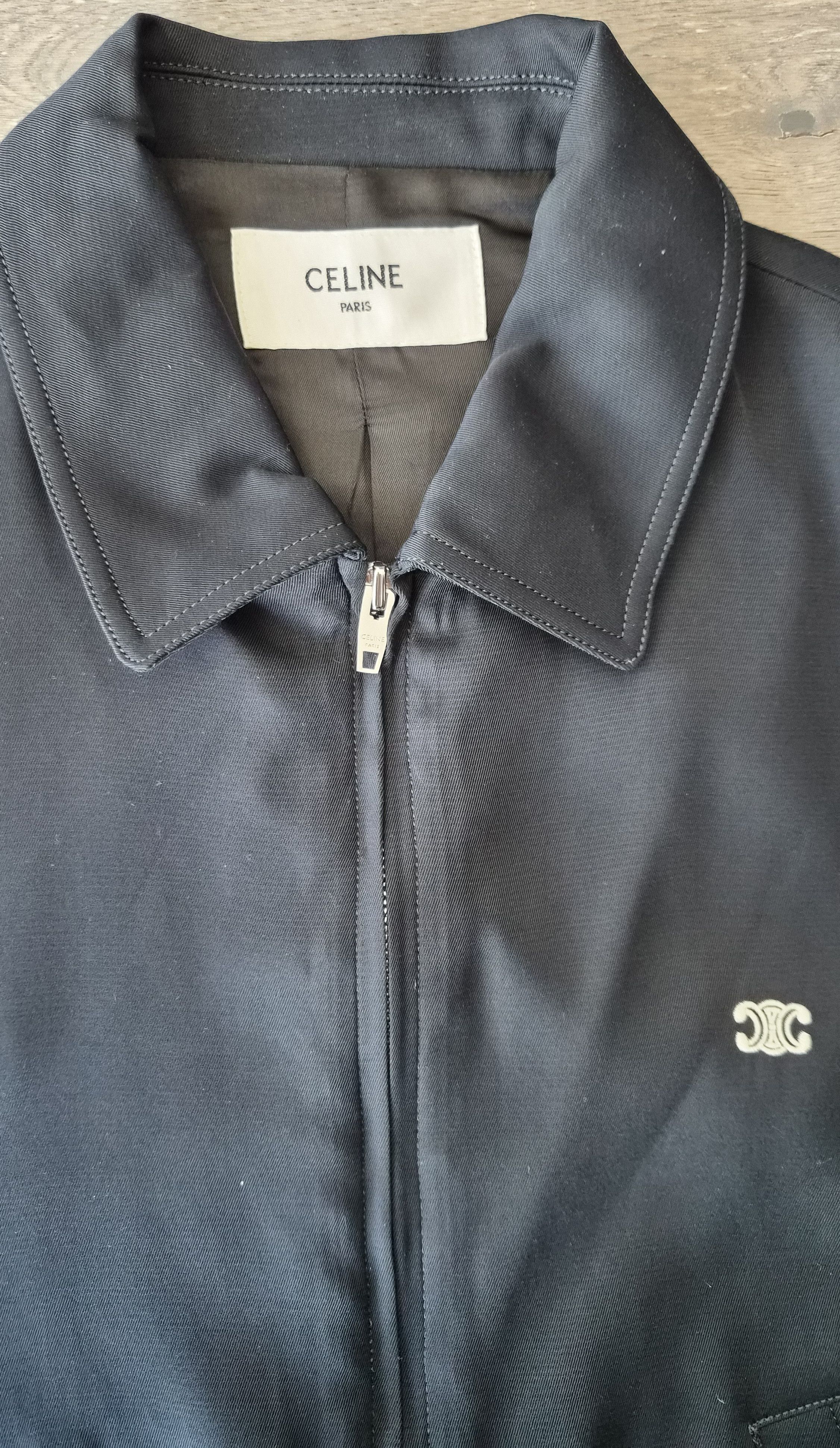 Celine Celine Logo Embroidered Blouson Jacket Size US M / EU 48-50 / 2 - 4 Thumbnail