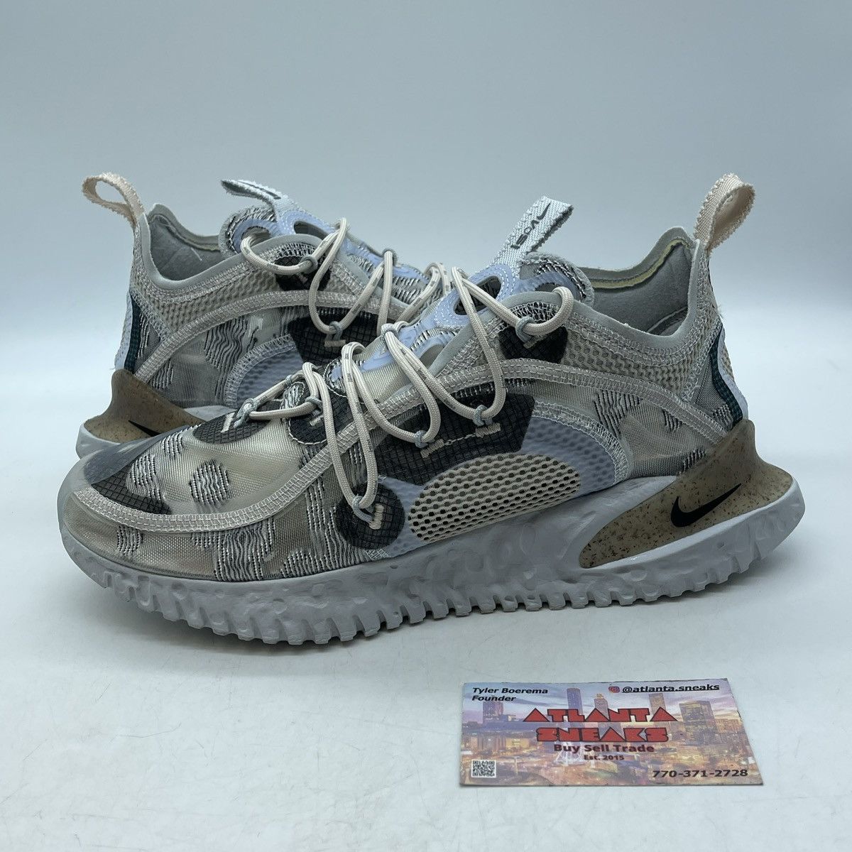 Nike Ispa flow 2020 pure platinum Size US 8.5 / EU 41-42 - 1 Thumbnail