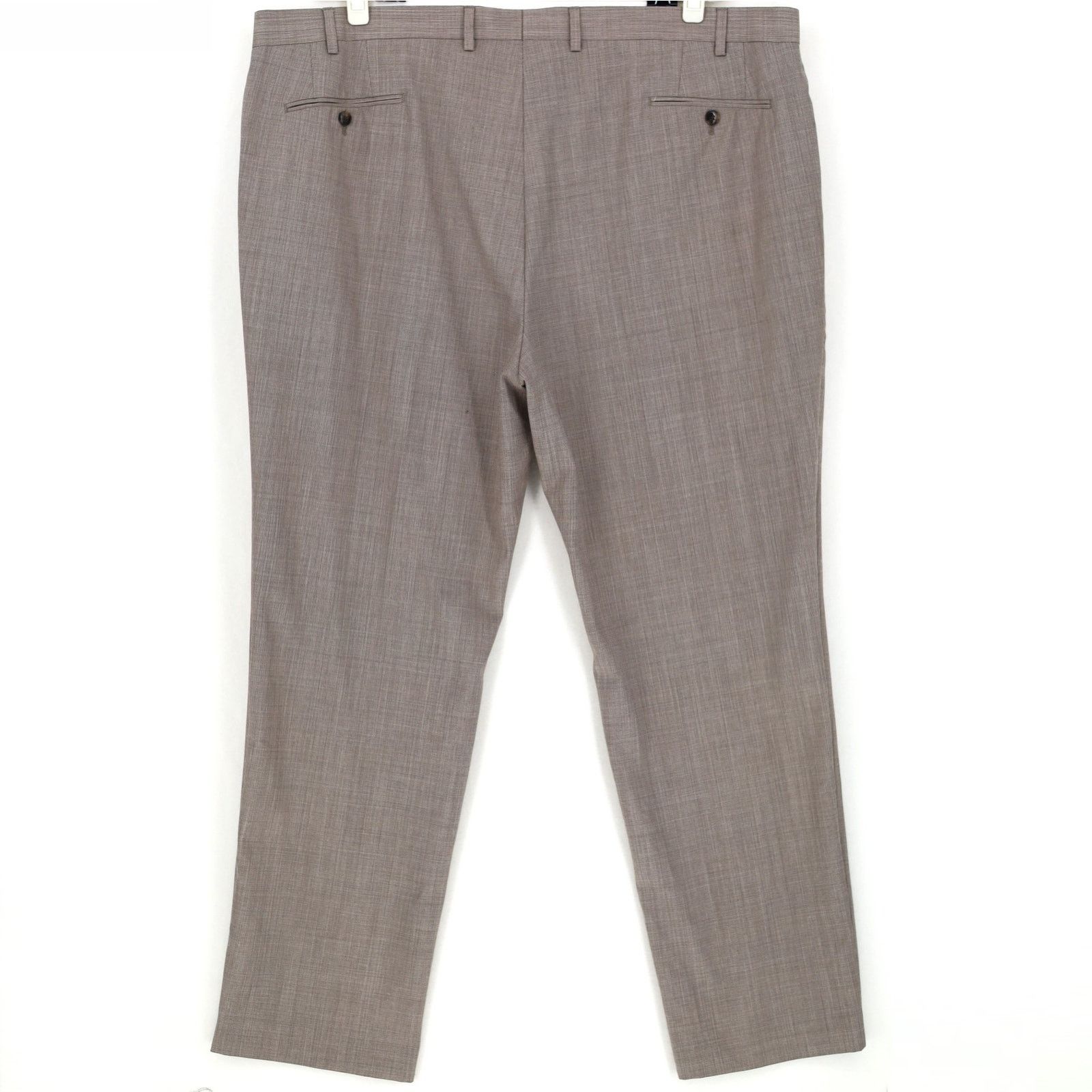 Michael Kors Michael Kors Men's Tan Solid Wool Suit Pants Size 44W 32L Size US 44 / EU 60 - 4 Thumbnail