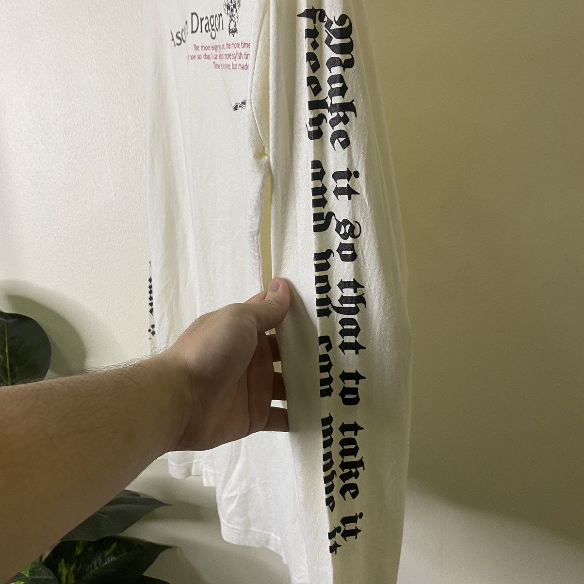 Japanese Brand Bullet Noise Ascension Dragon Seditionaries Poem LS Tee Size US L / EU 52-54 / 3 - 4 Thumbnail