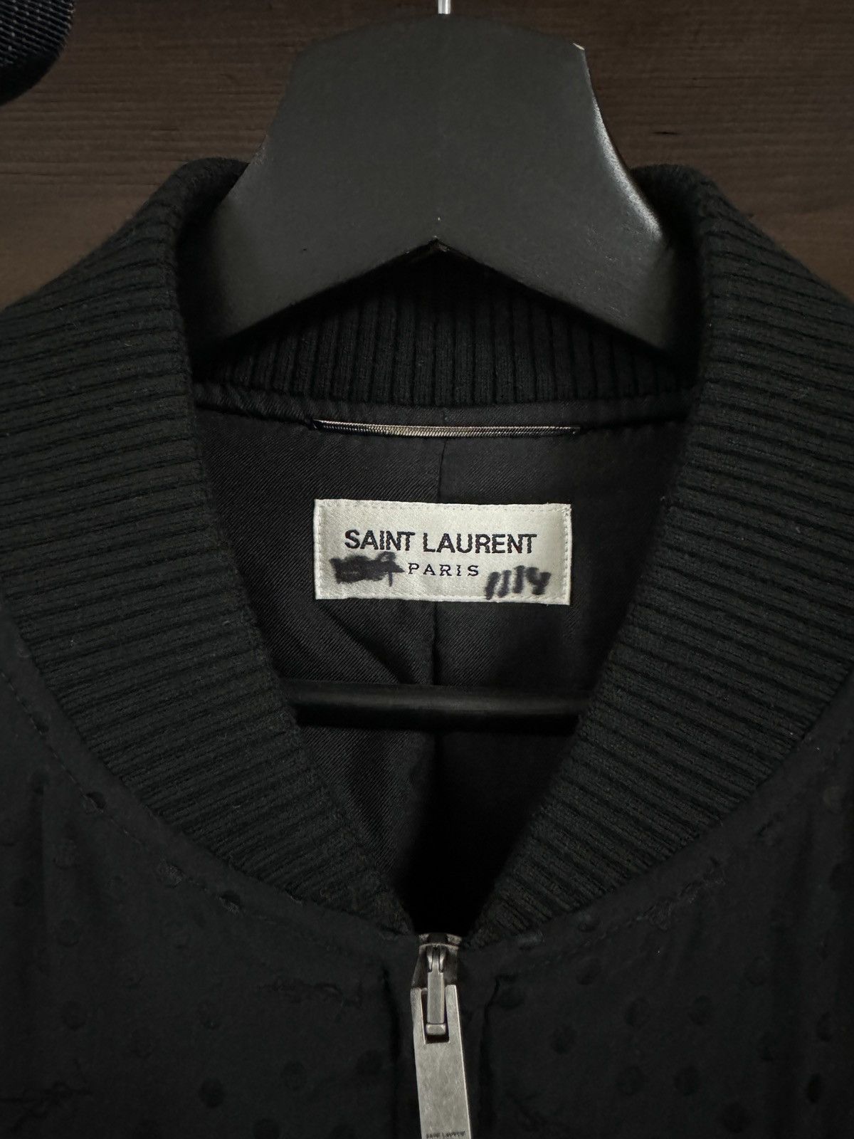 Saint Laurent Paris Saint Laurent Polka Dot Bomber Size US M / EU 48-50 / 2 - 3 Thumbnail