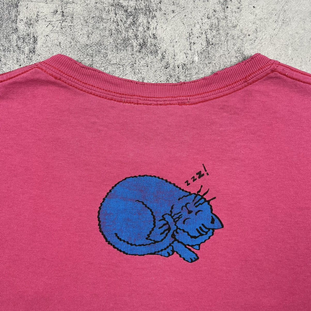 Vintage Vintage Cat Workout y2k graphic tee 90’s Size US M / EU 48-50 / 2 - 15 Thumbnail