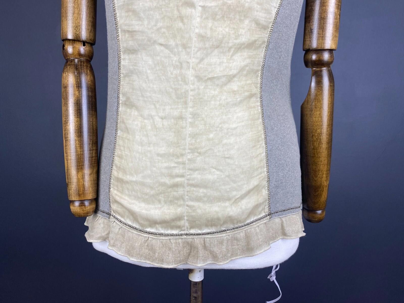 Designer Elisa Cavaletti Club Ivory Desiner Tank Top Blouse Size L Size L / US 10 / IT 46 - 10 Thumbnail
