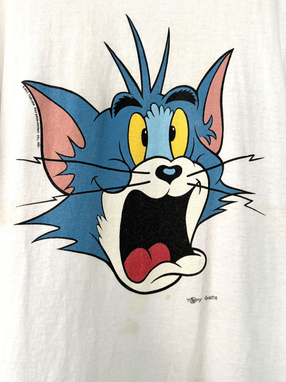 Vintage Vintage 1993 Tom & Jerry Tee - Too Cute! Guetta Bros (XL) Size US XL / EU 56 / 4 - 2 Thumbnail