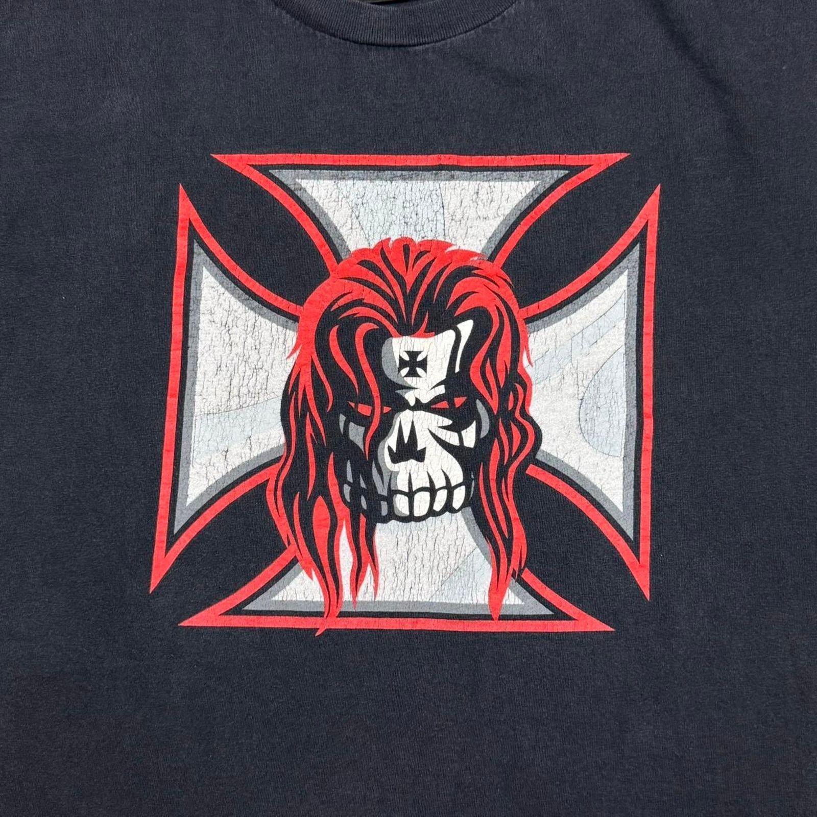 Vintage VINTAGE Y2K 2002 WWE TRIPLE H THE GAME RULES SKULL TEE: Size US XL / EU 56 / 4 - 2 Thumbnail