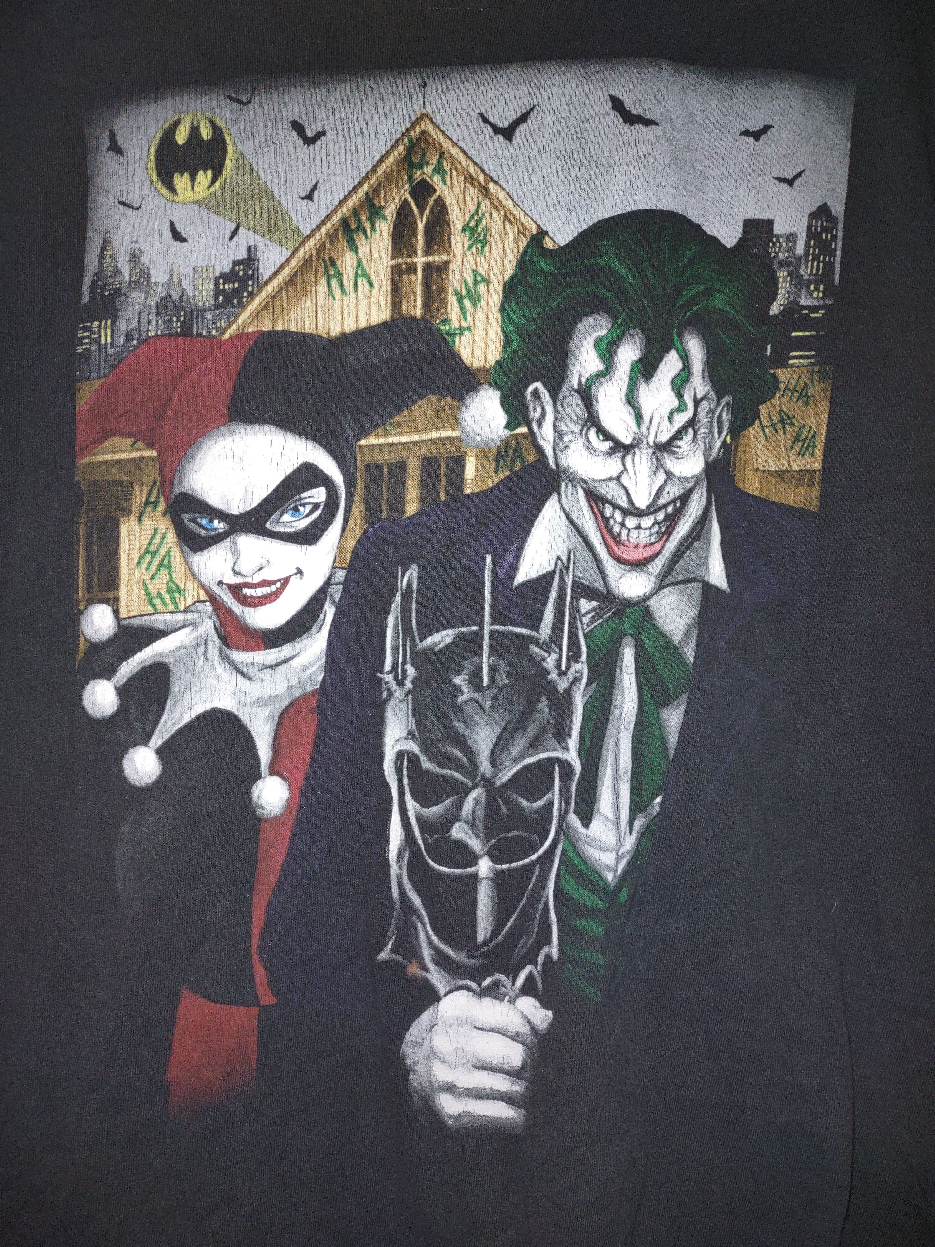 DC Comics Joker and Harley shirt Size US XL / EU 56 / 4 - 2 Thumbnail