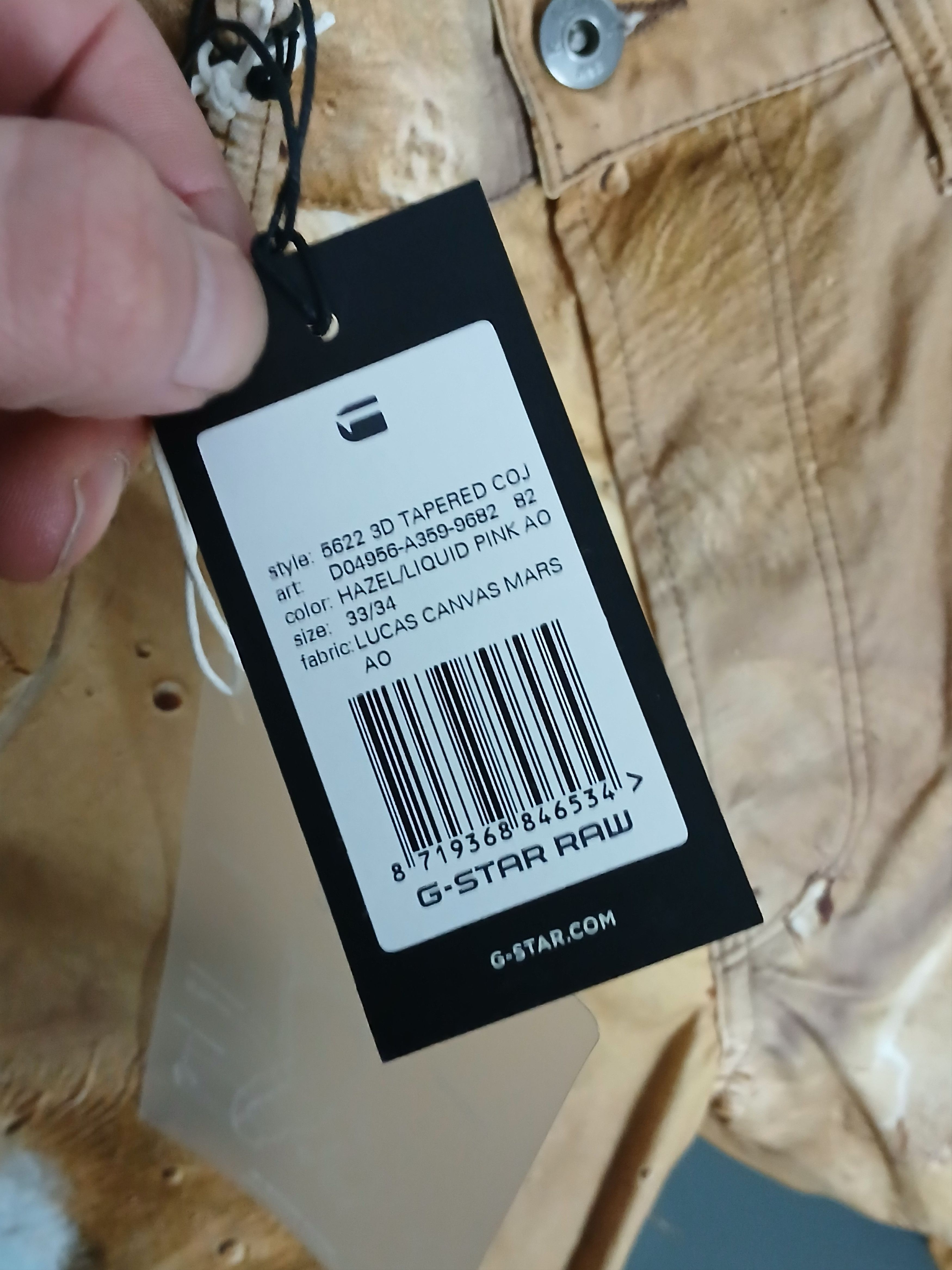 G-Star New G-Star Raw Pants Size US 33 - 14 Thumbnail