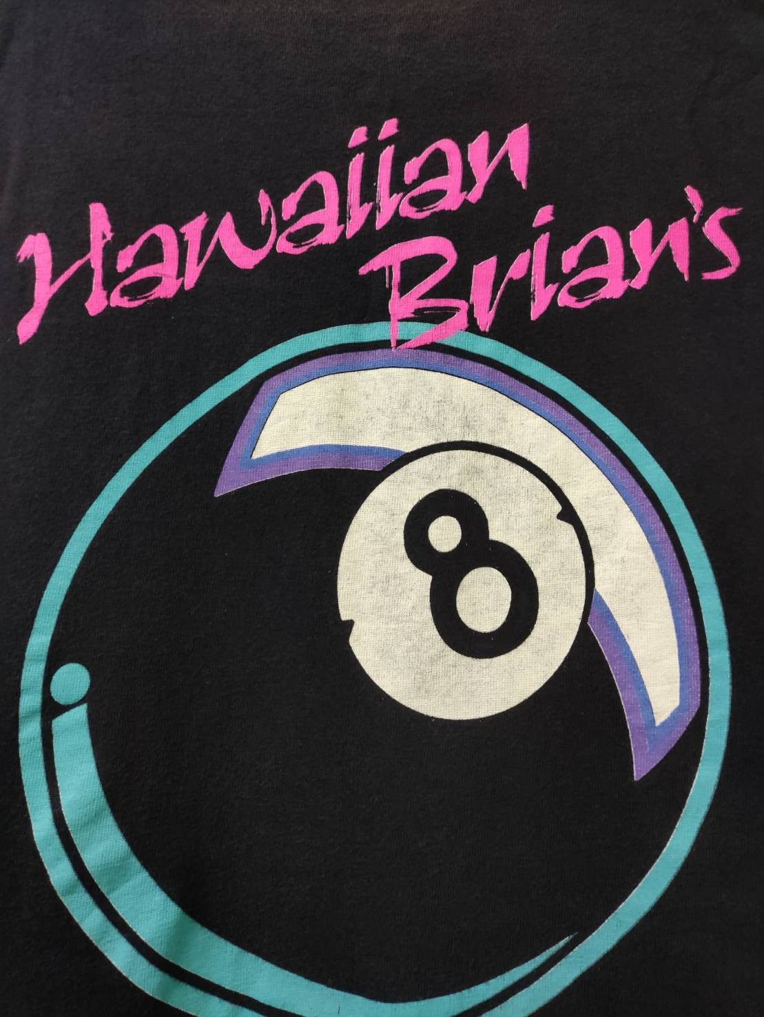 Vintage Vtg 90's Crazy Shirts " Eight Ball " Billiards Made in USA Size US XL / EU 56 / 4 - 10 Thumbnail