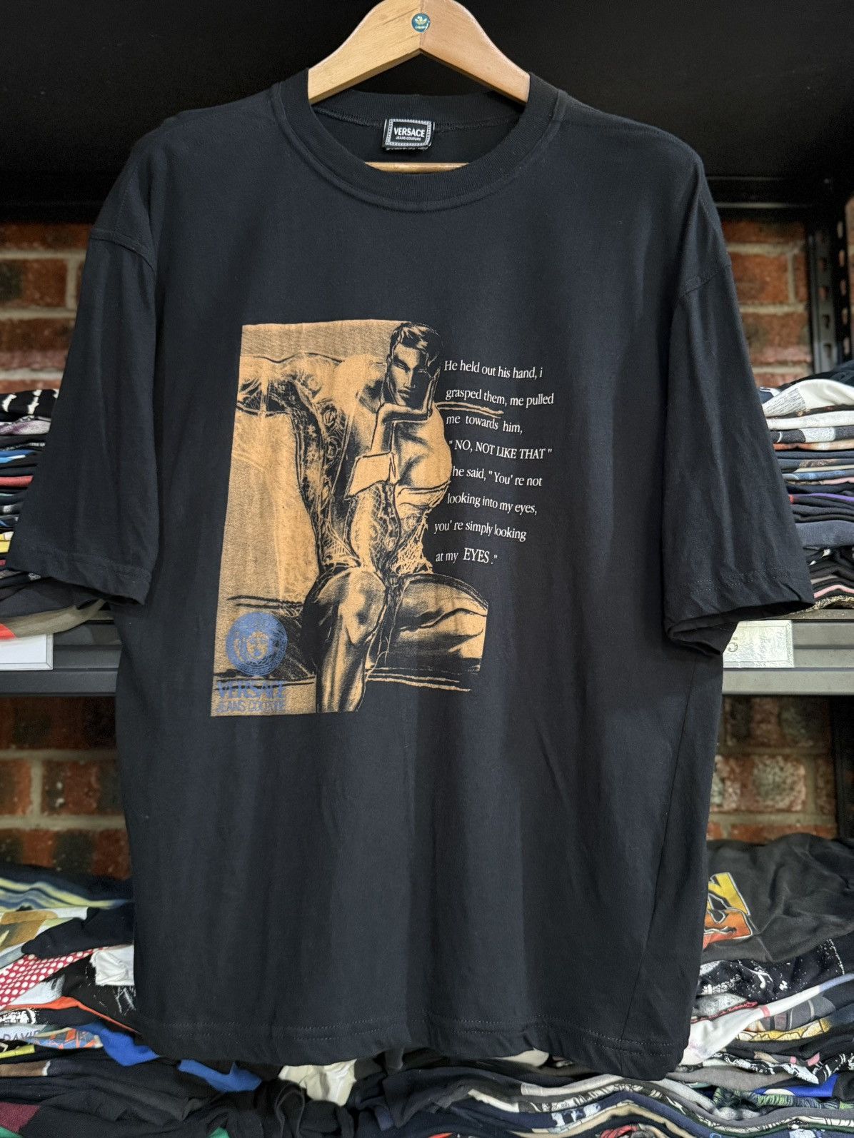 Versace Jeans Couture Vintage Versace Jeans Couture Photo Tee Sun Faded Size US XL / EU 56 / 4 - 1 Thumbnail